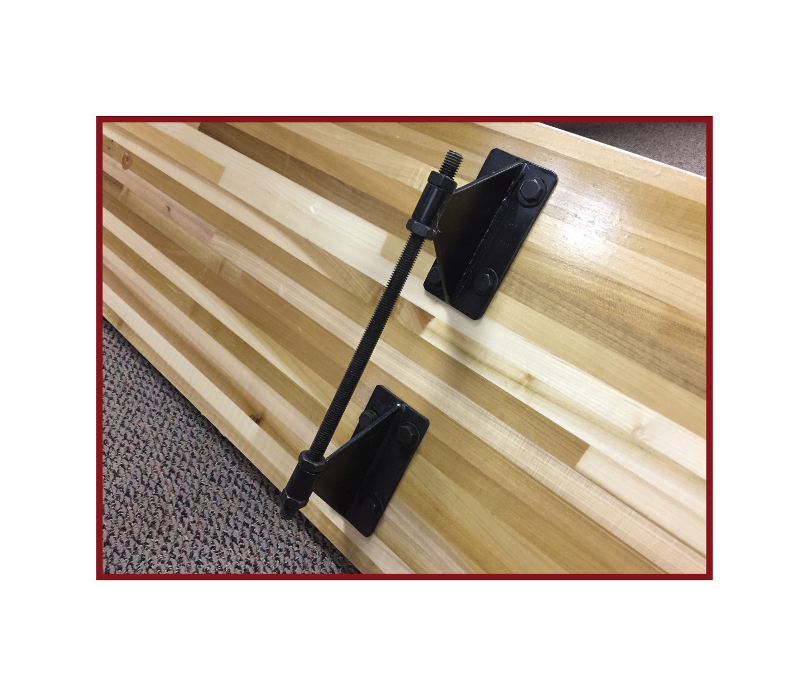 Indiana University Shuffleboard Table with Chardonnay Finish 5 Indiana University Shuffleboard Table with Chardonnay Finish - Image 5
