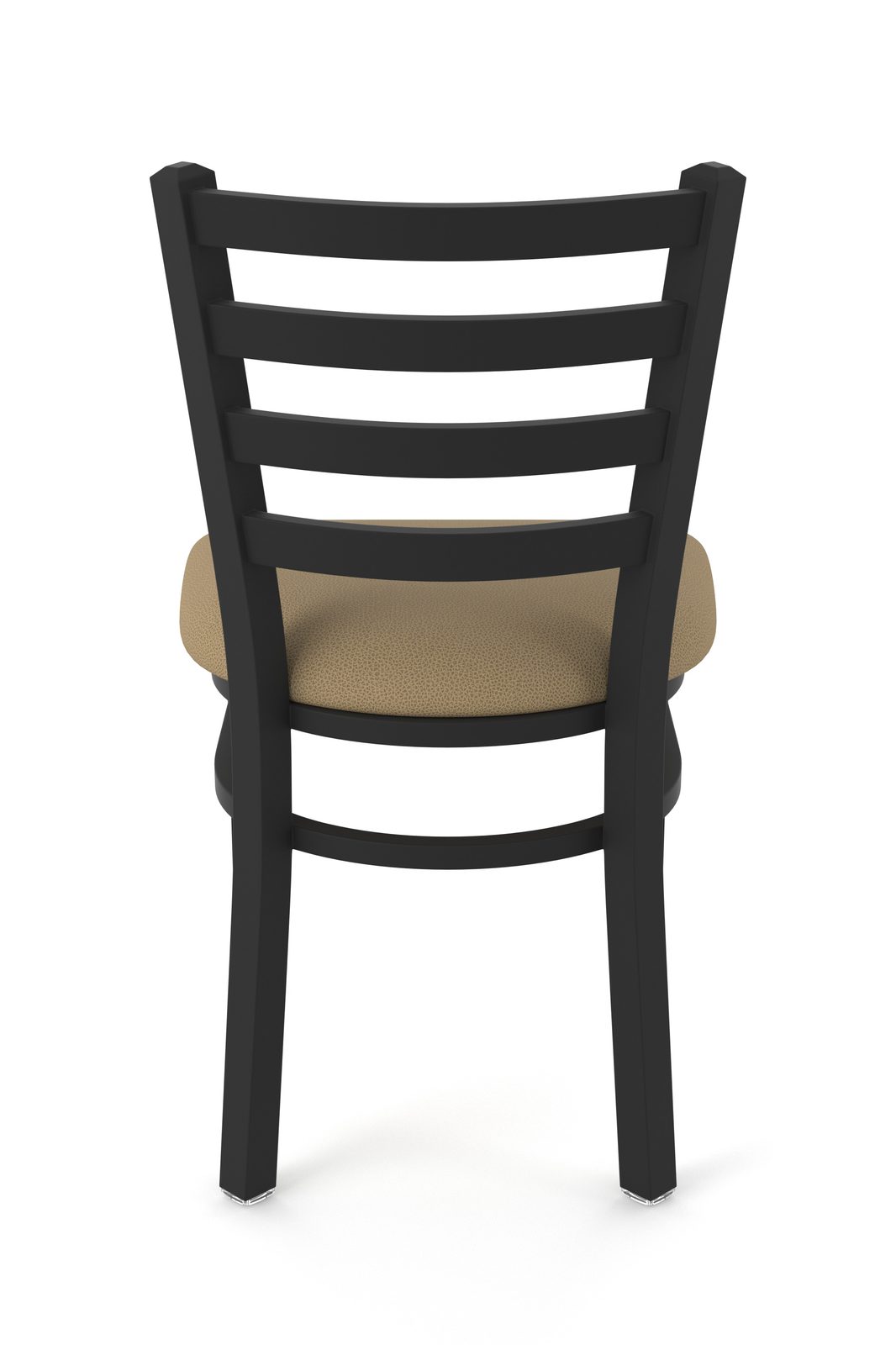 18-Inch Ladder Back Chair with Steel Frame, Black Wrinkle Finish, and Canter Thatch Seat 5 18-Inch Ladder Back Chair with Steel Frame, Black Wrinkle Finish, and Canter Thatch Seat - Image 5