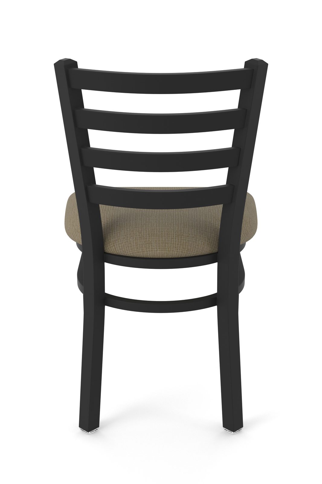 18-Inch Ladder Back Chair with Steel Frame, Black Wrinkle Finish, and Graph Cork Seat 5 18-Inch Ladder Back Chair with Steel Frame, Black Wrinkle Finish, and Graph Cork Seat - Image 5