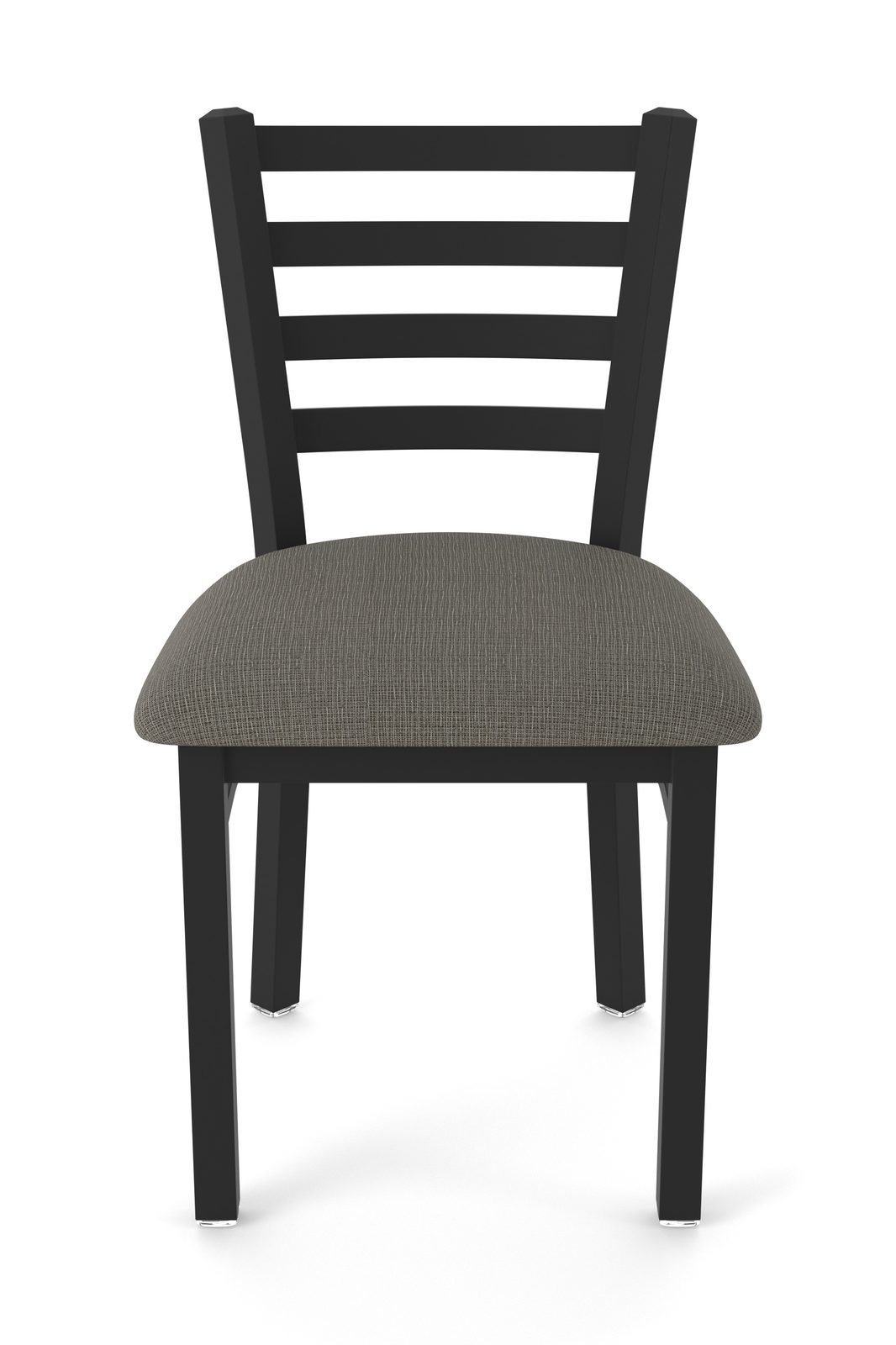 18-Inch Ladder Back Chair with Steel Frame, Black Wrinkle Finish, and Graph Chalice Seat 4 18-Inch Ladder Back Chair with Steel Frame, Black Wrinkle Finish, and Graph Chalice Seat - Image 4