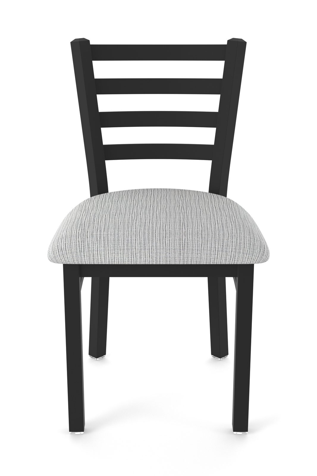 18-Inch Ladder Back Chair with Steel Frame, Black Wrinkle Finish, and Graph Alpine Seat 4 18-Inch Ladder Back Chair with Steel Frame, Black Wrinkle Finish, and Graph Alpine Seat - Image 4