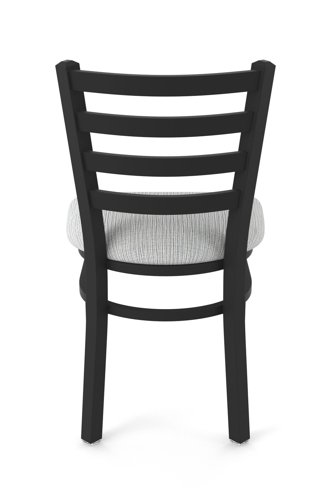 18-Inch Ladder Back Chair with Steel Frame, Black Wrinkle Finish, and Graph Alpine Seat 5 18-Inch Ladder Back Chair with Steel Frame, Black Wrinkle Finish, and Graph Alpine Seat - Image 5