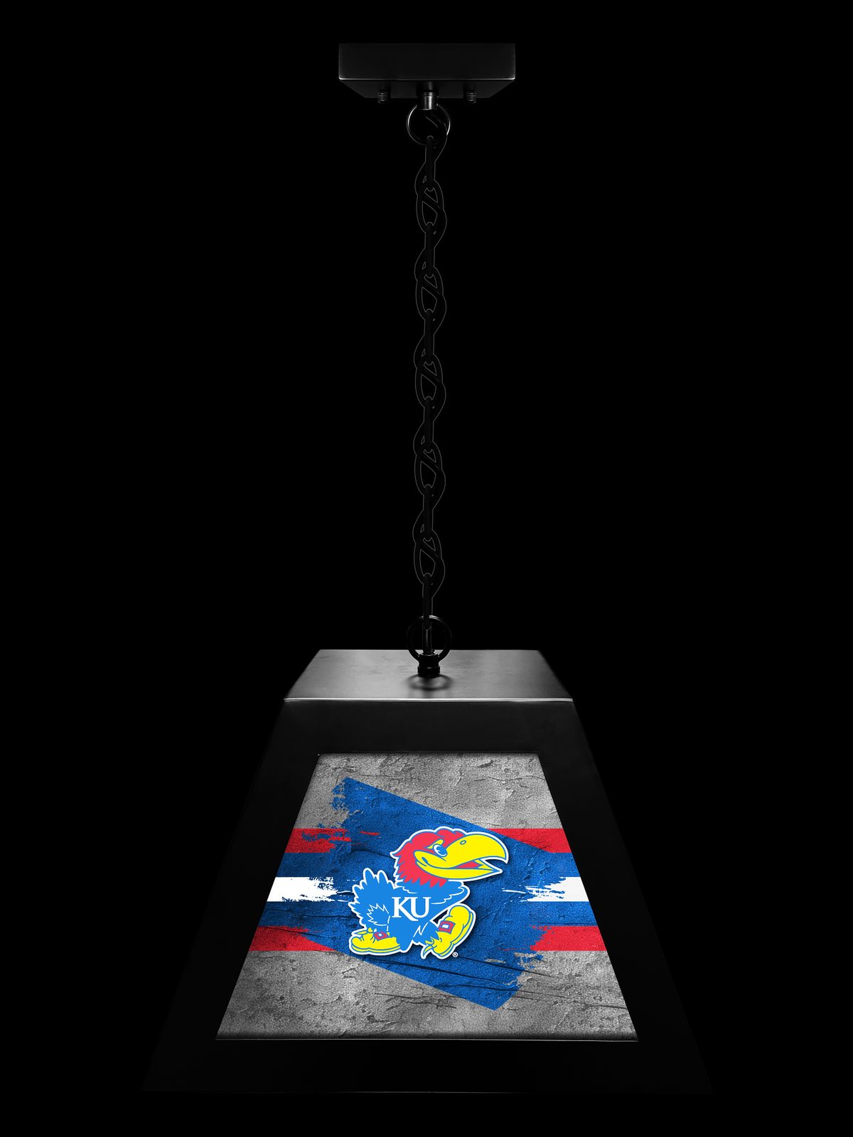 University of Kansas Pendant Box Light 3 University of Kansas Pendant Box Light - Image 3