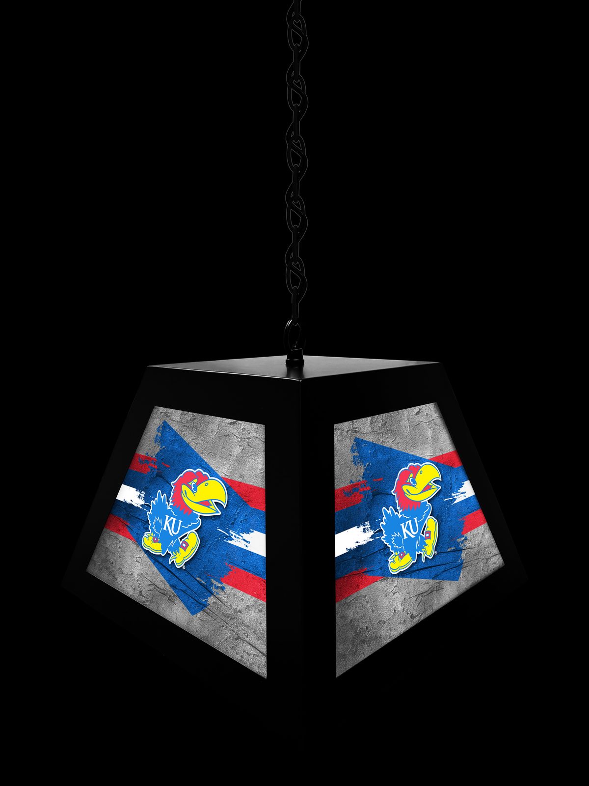 University of Kansas Pendant Box Light 4 University of Kansas Pendant Box Light - Image 4