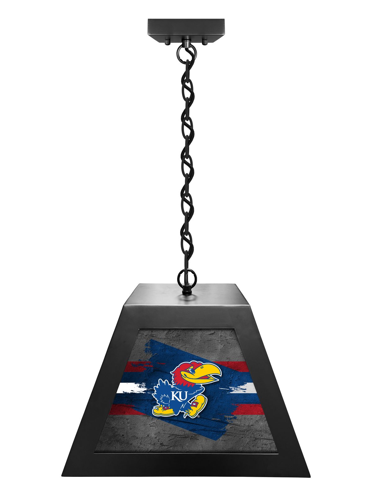 University of Kansas Pendant Box Light 1 University of Kansas Pendant Box Light
