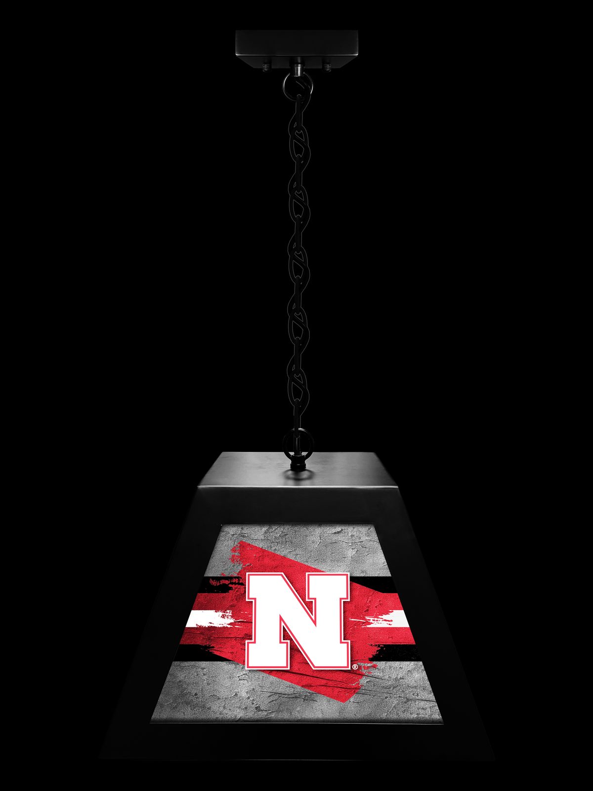 University of Nebraska Pendant Box Light 3 University of Nebraska Pendant Box Light - Image 3
