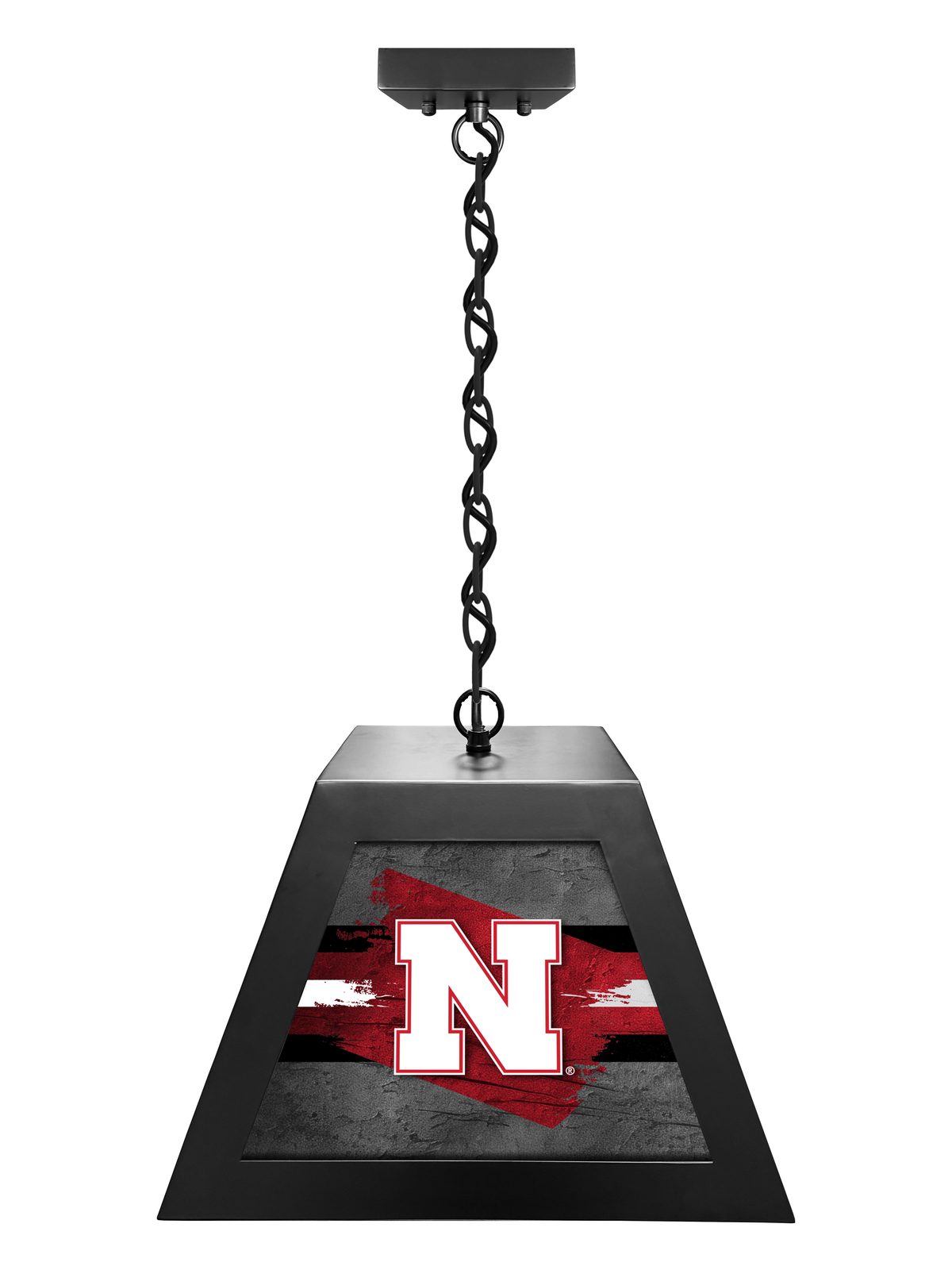 University of Nebraska Pendant Box Light 1 University of Nebraska Pendant Box Light