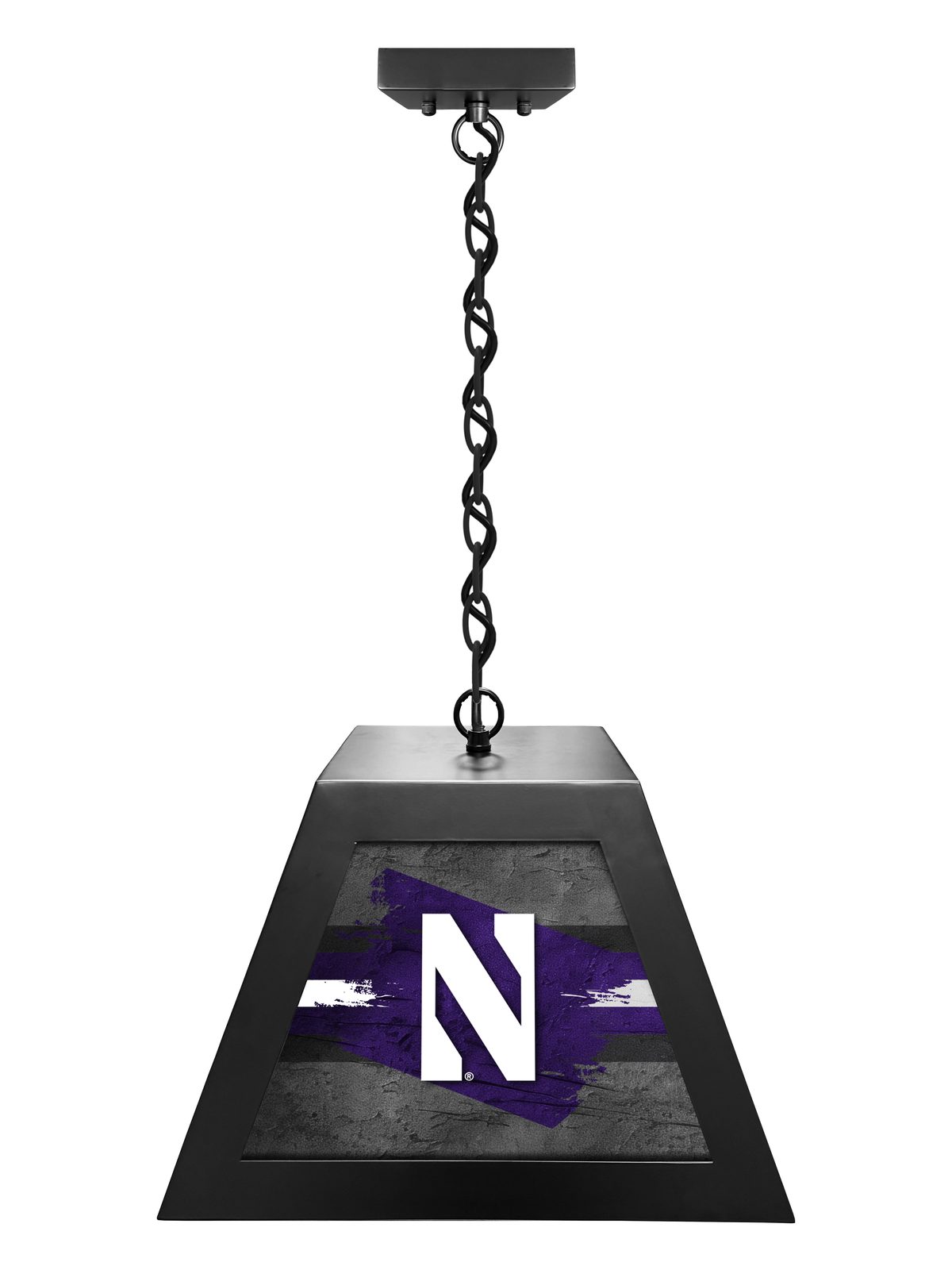 Northwestern University Pendant Box Light 1 Northwestern University Pendant Box Light