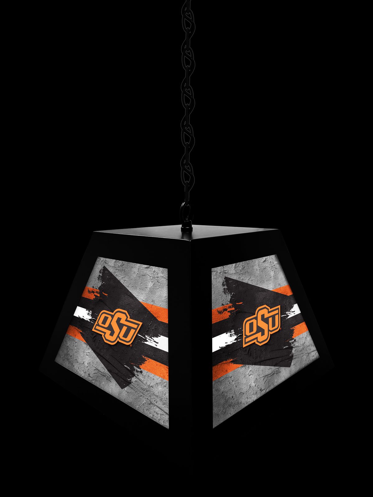 Oklahoma State University Pendant Box Light 4 Oklahoma State University Pendant Box Light - Image 4