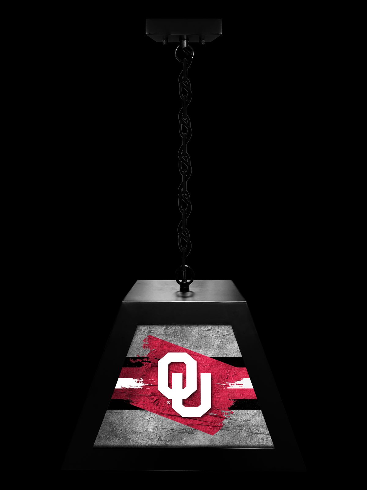 Oklahoma University Pendant Box Light 3 Oklahoma University Pendant Box Light - Image 3