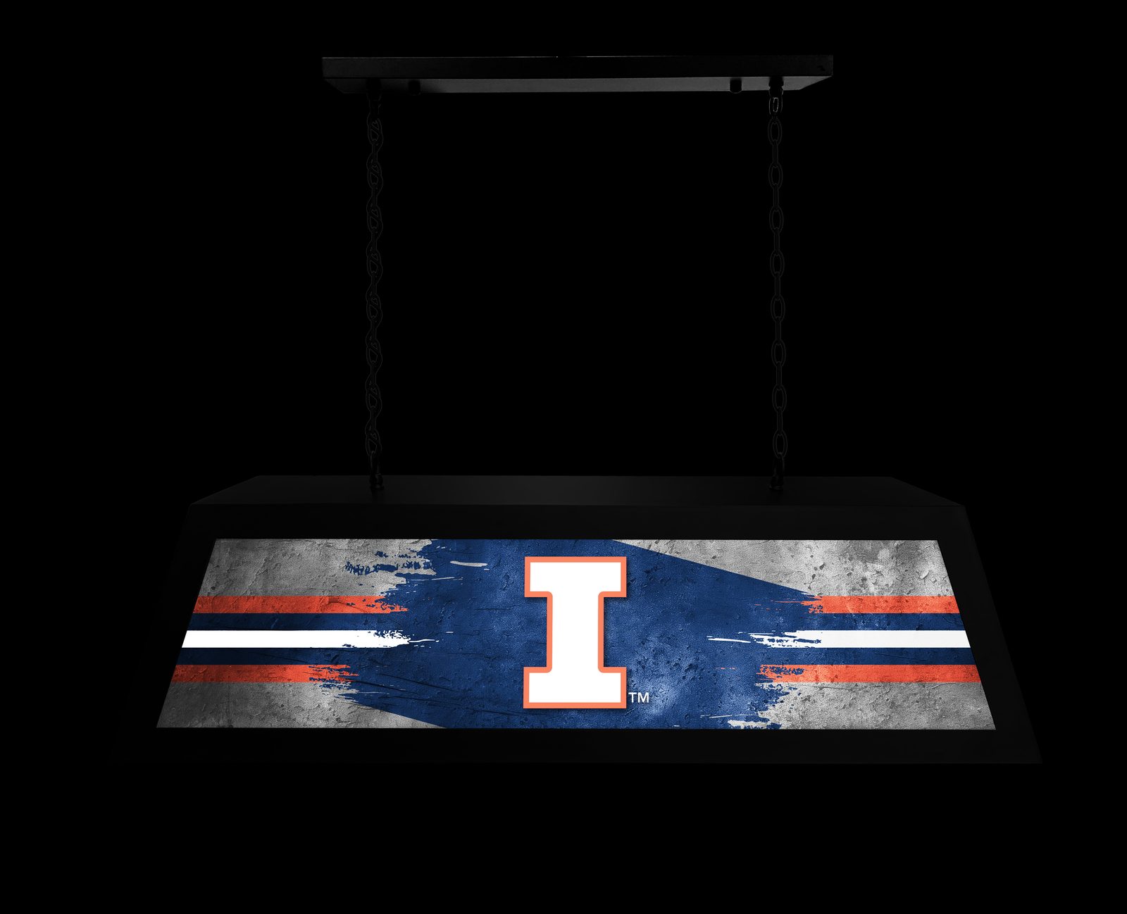 University of Illinois Long Box Billiard Light 4 University of Illinois Long Box Billiard Light - Image 4