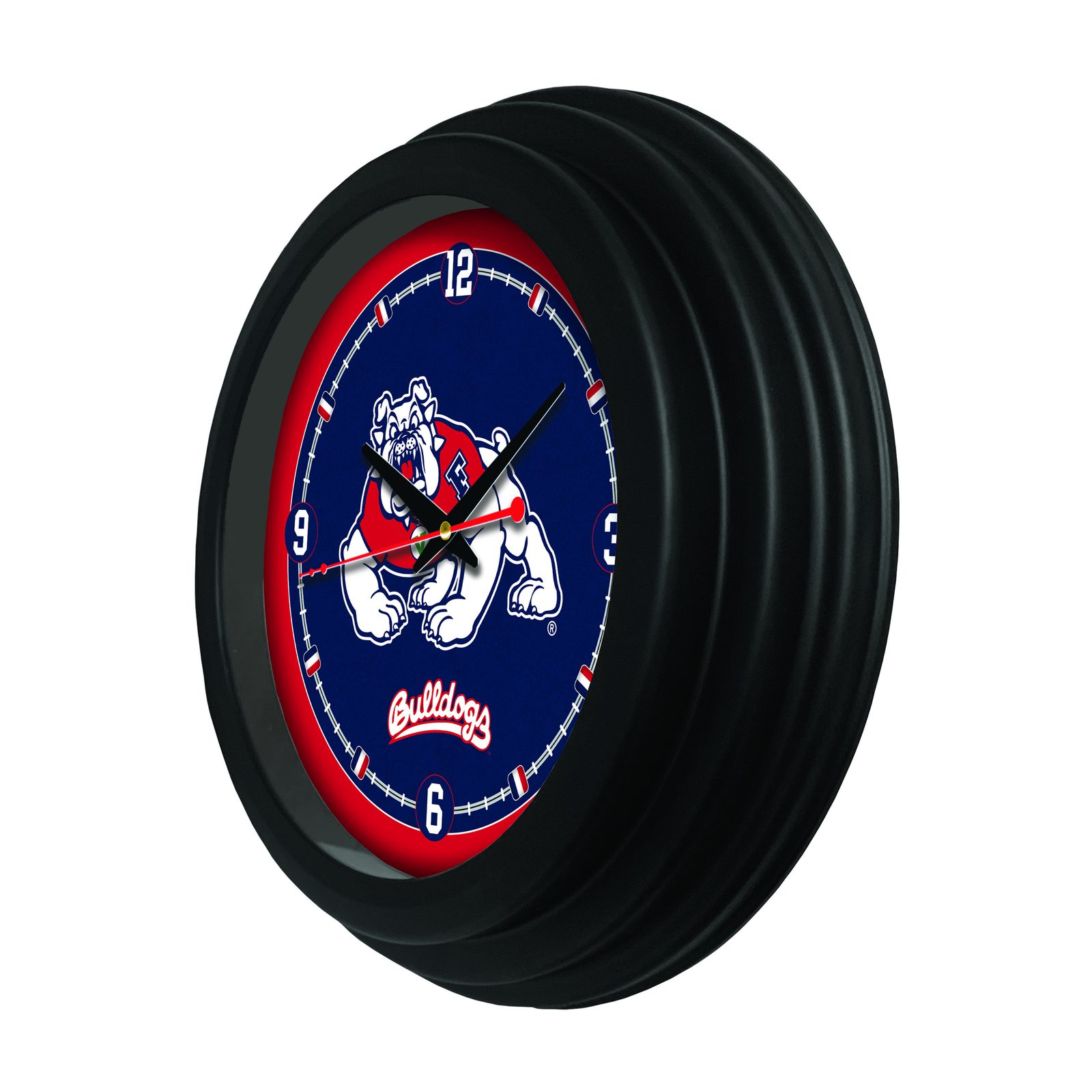 Fresno State University 15-Inch Wall Clock in Black 2 Fresno State University 15-Inch Wall Clock in Black - Image 2