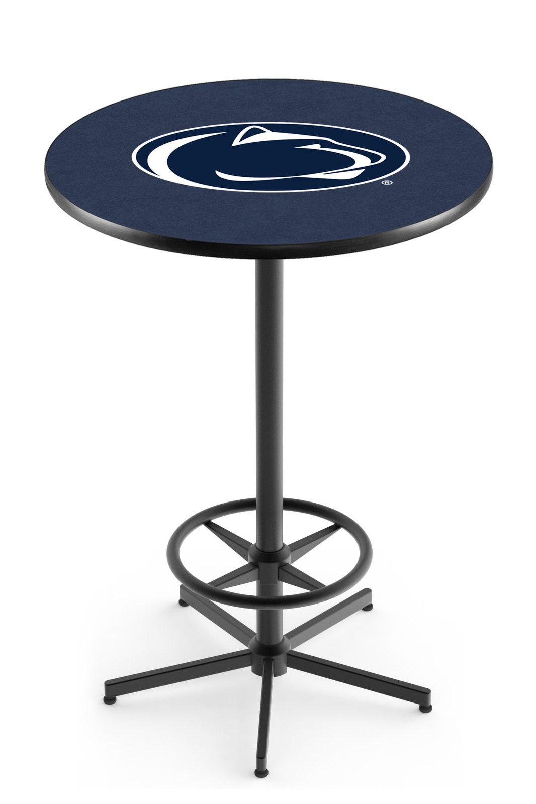 Pennsylvania State University 42-Inch Pub Table with 30-Inch Top, Star Base Base, and Black Wrinkle Finish 1 Pennsylvania State University 42-Inch Pub Table with 30-Inch Top, Star Base Base, and Black Wrinkle Finish