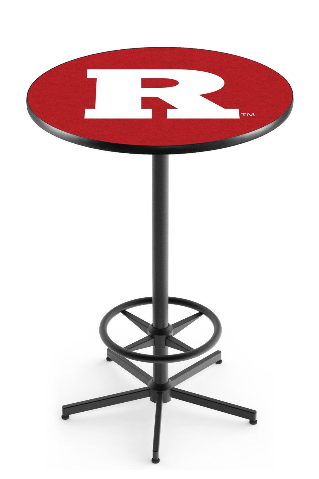 Rutgers 42-Inch Pub Table with 36-Inch Top, Star Base Base, and Black Wrinkle Finish 1 Rutgers 42-Inch Pub Table with 36-Inch Top, Star Base Base, and Black Wrinkle Finish