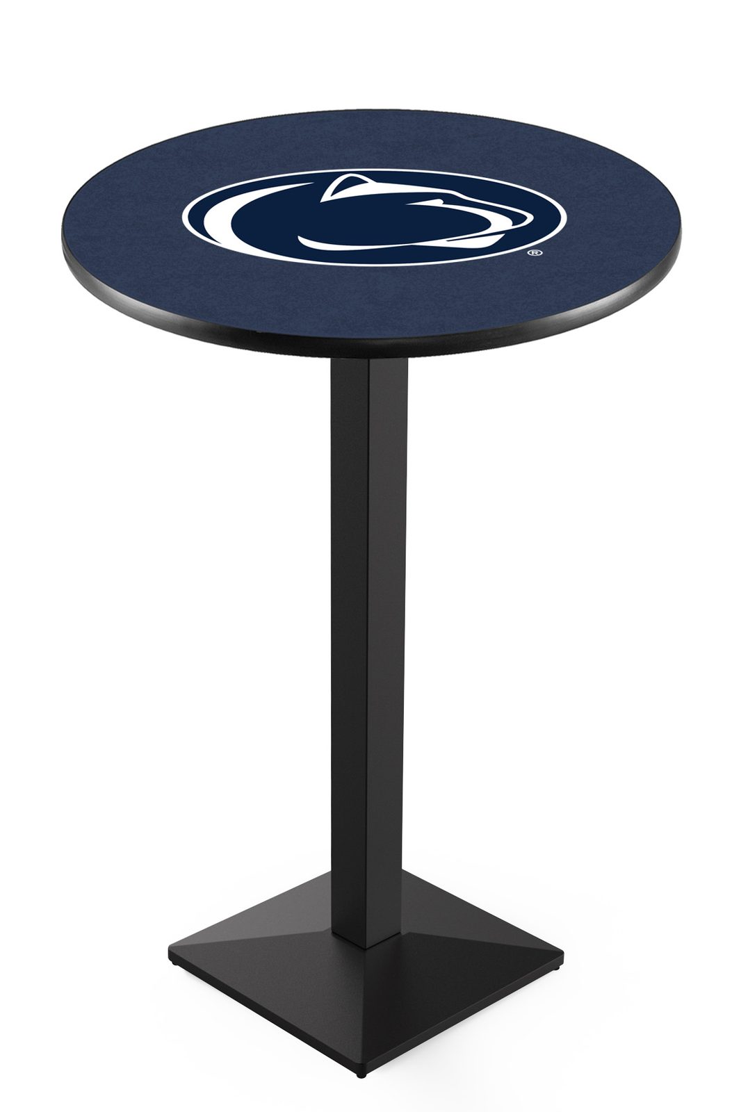 Pennsylvania State University 42-Inch Pub Table with 30-Inch Top, Square Base Base, and Black Wrinkle Finish 1 Pennsylvania State University 42-Inch Pub Table with 30-Inch Top, Square Base Base, and Black Wrinkle Finish