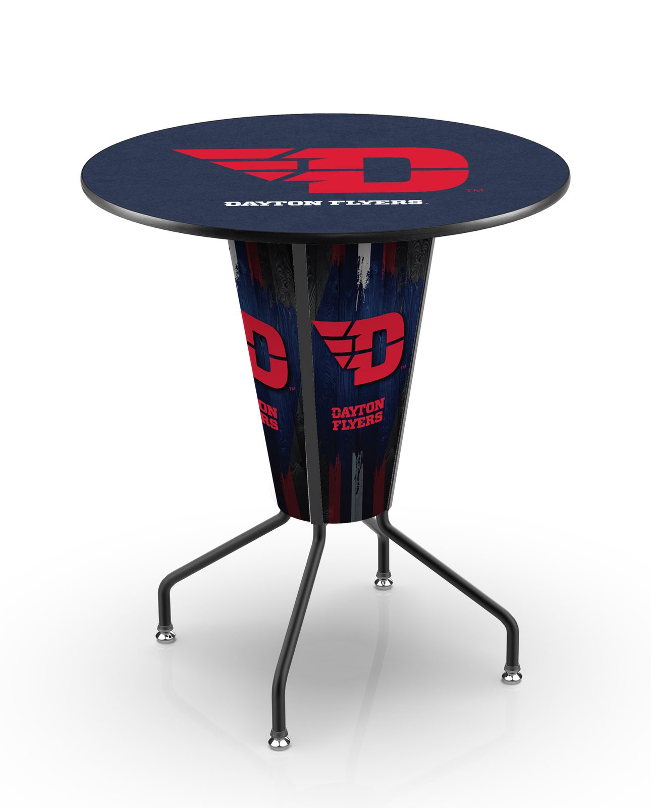 University of Dayton 42-Inch Tall Indoor Lighted Pub Table w/ 36-Inch Top 1 University of Dayton 42-Inch Tall Indoor Lighted Pub Table w/ 36-Inch Top