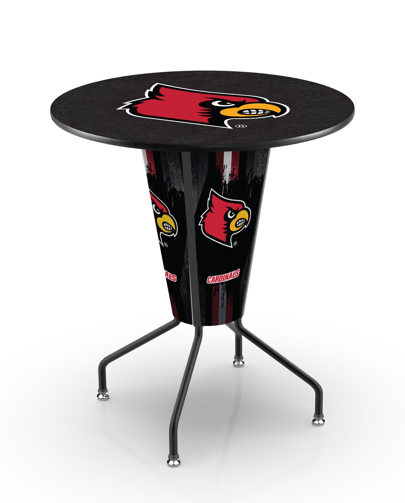 University of Louisville 42-Inch Tall Indoor Lighted Pub Table w/ 36-Inch Top 1 University of Louisville 42-Inch Tall Indoor Lighted Pub Table w/ 36-Inch Top