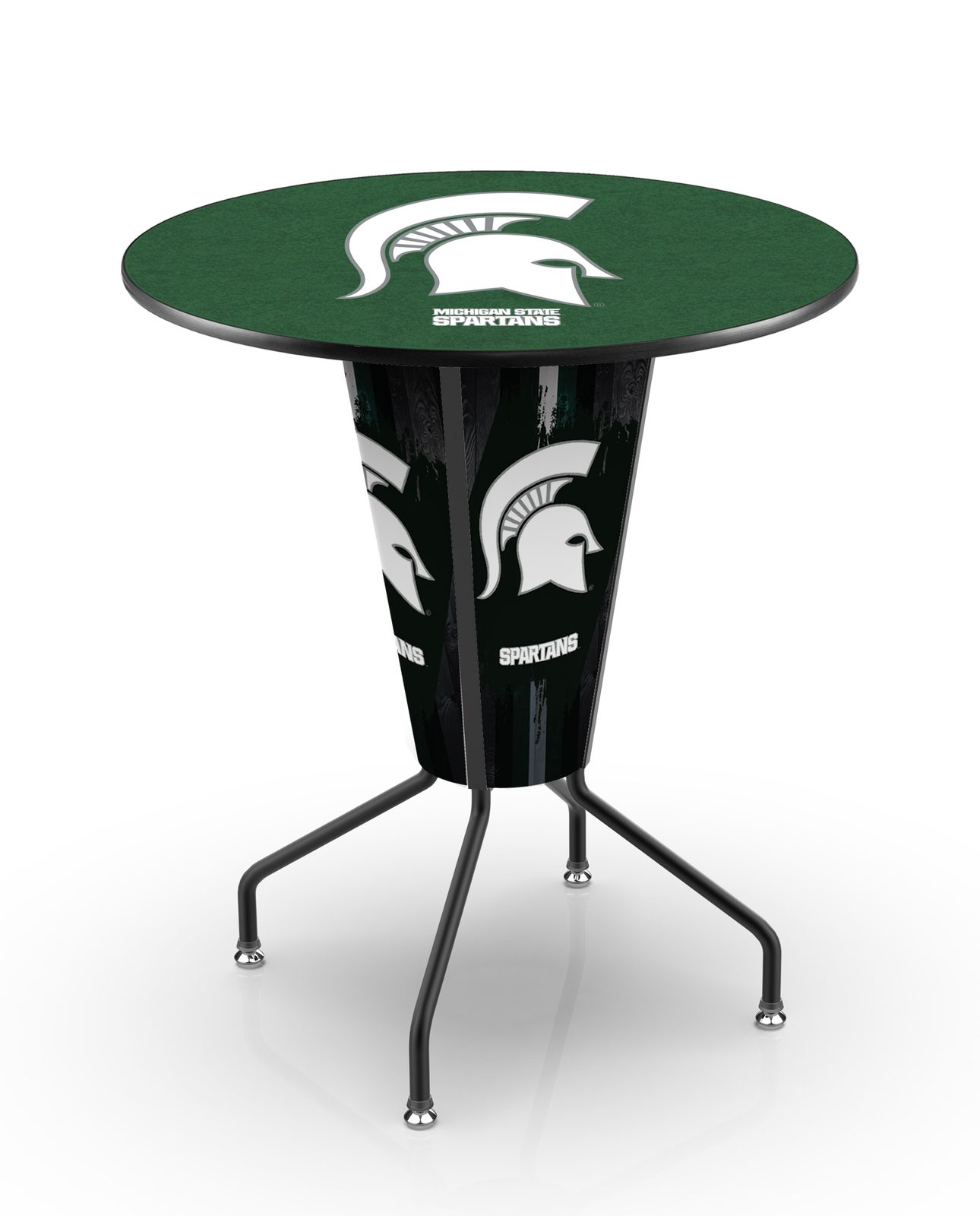 Michigan State University 42-Inch Tall Indoor Lighted Pub Table w/ 36-Inch Top 1 Michigan State University 42-Inch Tall Indoor Lighted Pub Table w/ 36-Inch Top