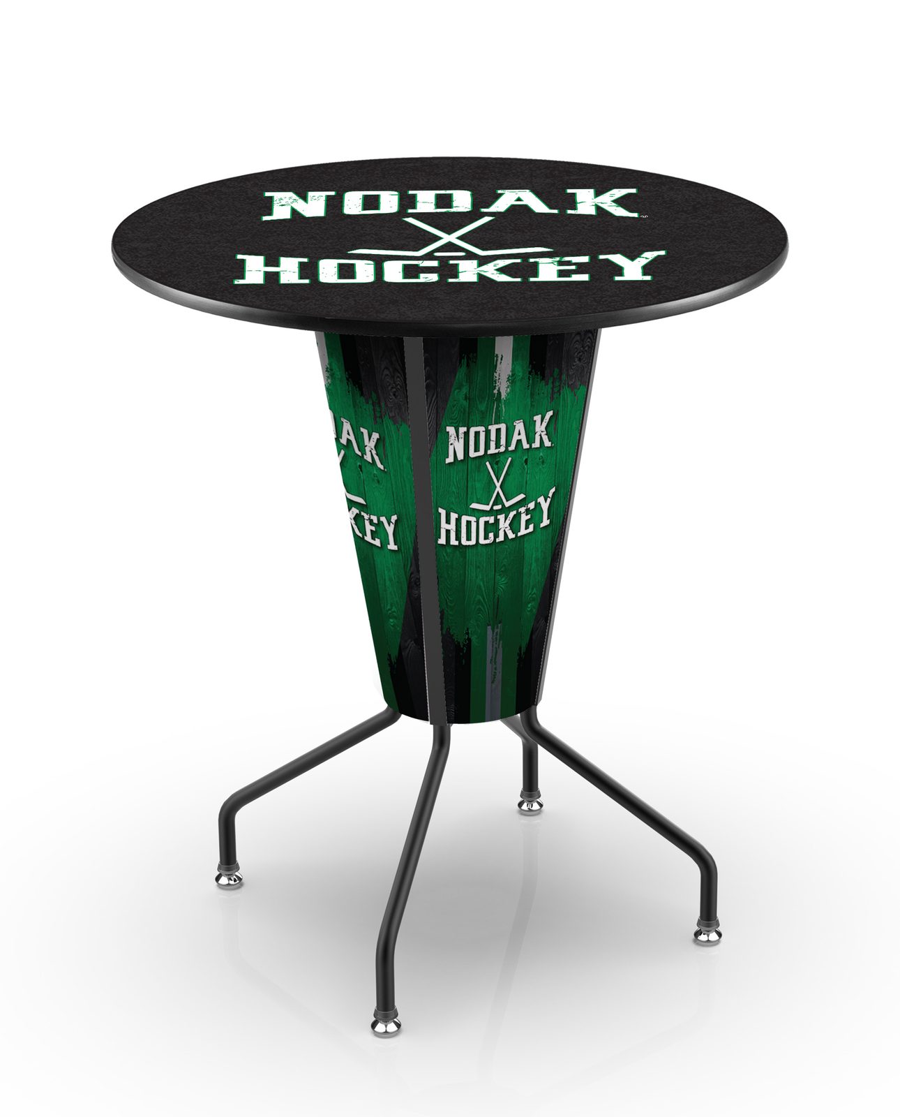 University of North Dakota (Hockey) 42-Inch Tall Indoor Lighted Pub Table w/ 36-Inch Top 1 University of North Dakota (Hockey) 42-Inch Tall Indoor Lighted Pub Table w/ 36-Inch Top