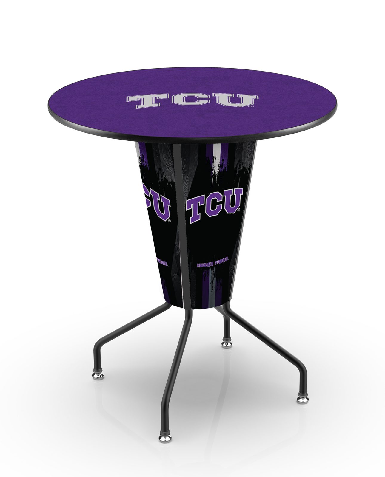 TCU 42-Inch Tall Indoor Lighted Pub Table w/ 36-Inch Top 1 TCU 42-Inch Tall Indoor Lighted Pub Table w/ 36-Inch Top