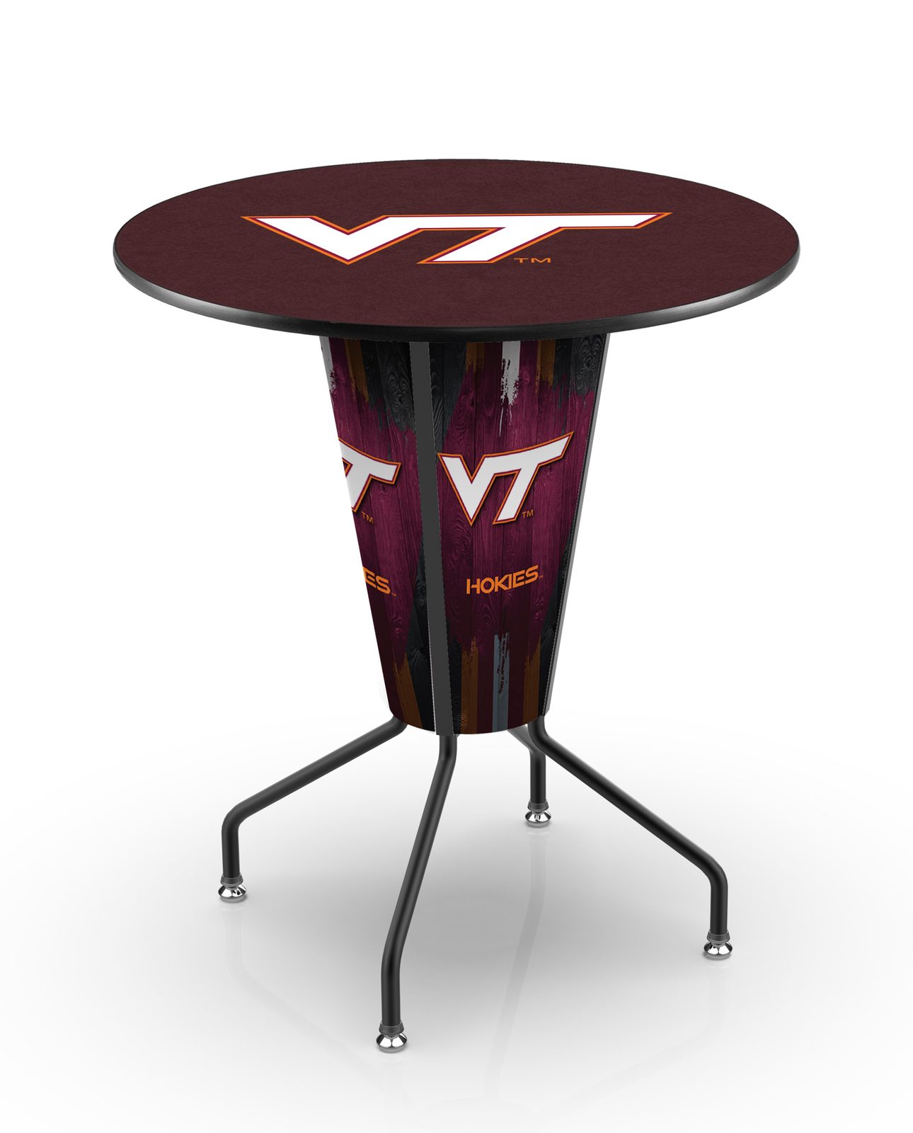 Virginia Tech University 42-Inch Tall Indoor Lighted Pub Table w/ 36-Inch Top 1 Virginia Tech University 42-Inch Tall Indoor Lighted Pub Table w/ 36-Inch Top