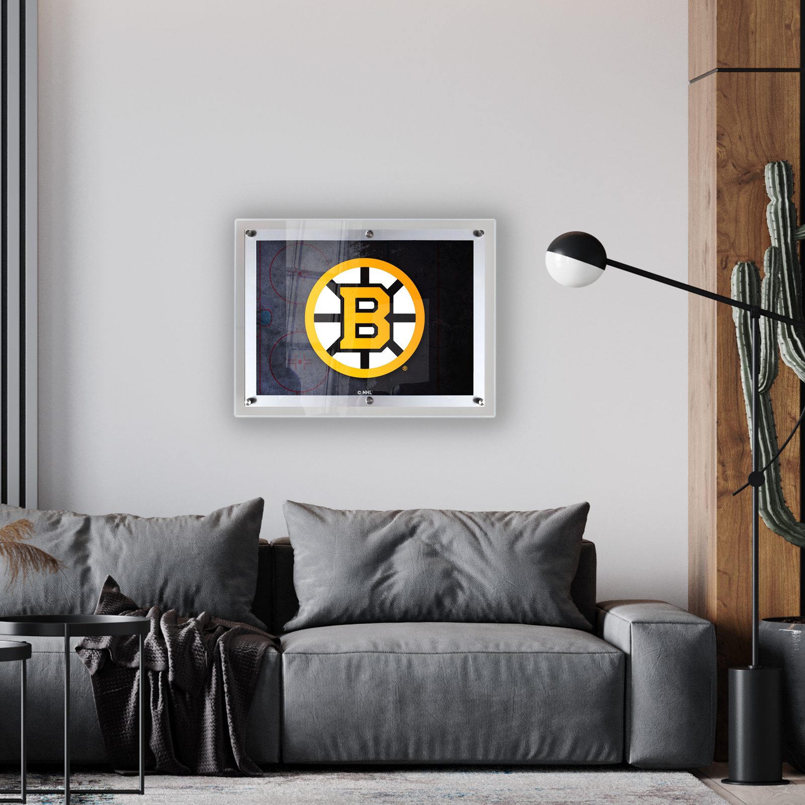 Boston Bruins LG Backlit LED Sign 2 Boston Bruins LG Backlit LED Sign - Image 2