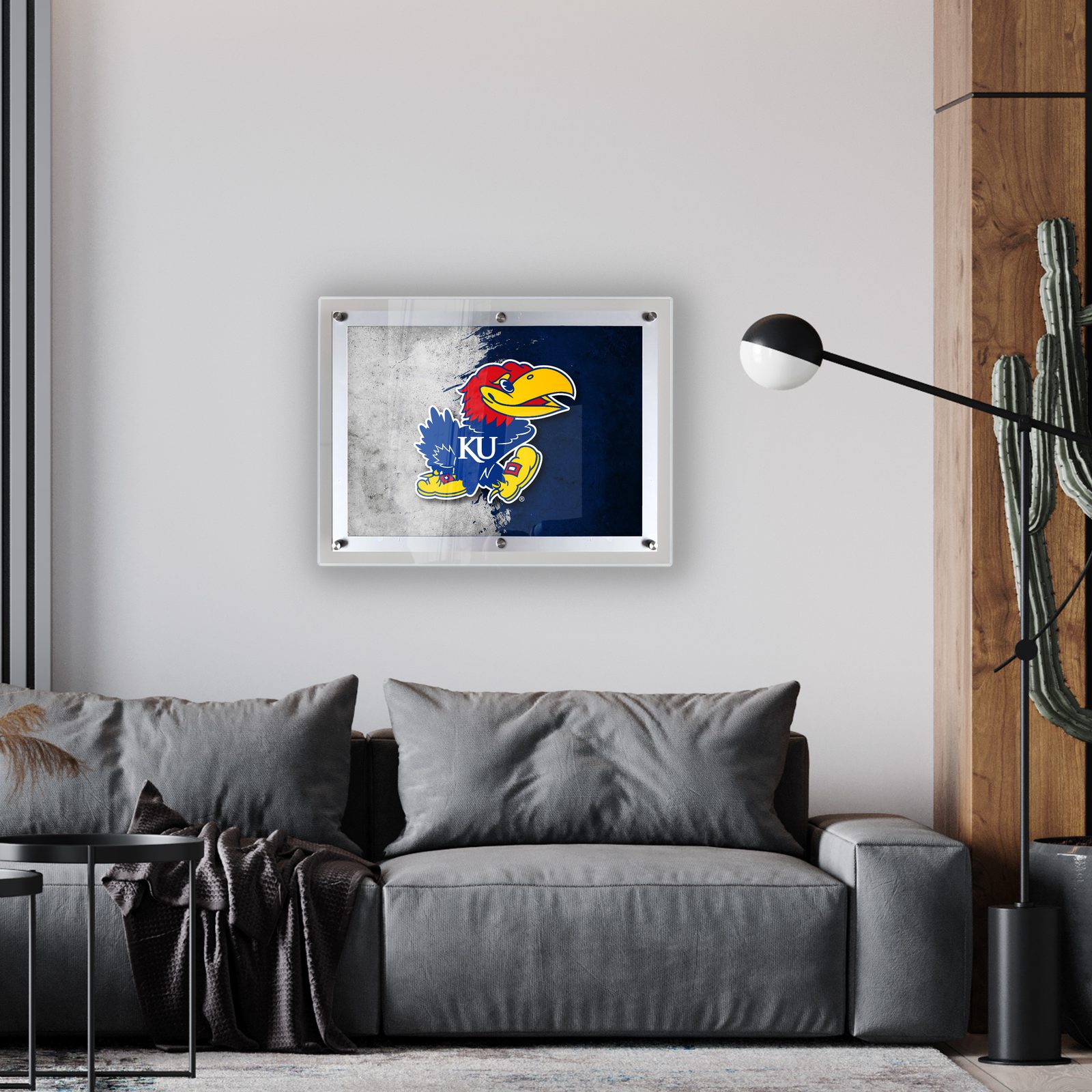 University of Kansas A3 Backlit LED Sign 2 University of Kansas A3 Backlit LED Sign - Image 2