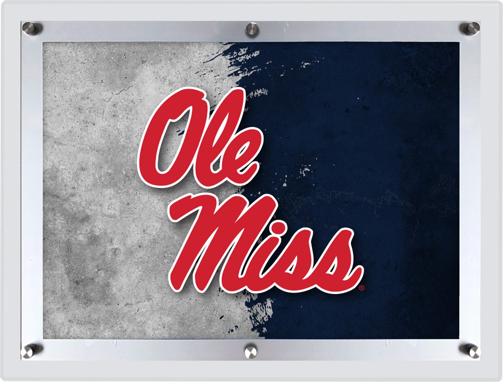 University of Mississippi LG Backlit LED Sign 1 University of Mississippi LG Backlit LED Sign