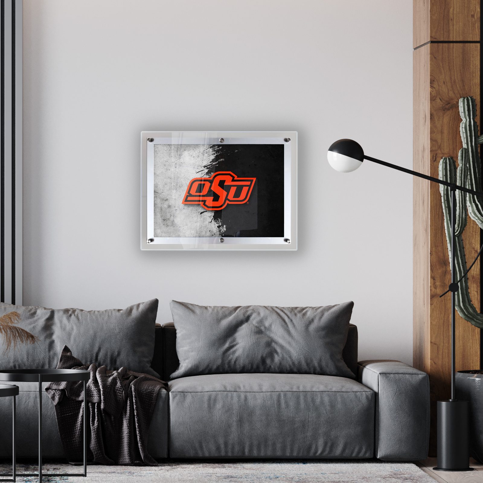 Oklahoma State University A3 Backlit LED Sign 2 Oklahoma State University A3 Backlit LED Sign - Image 2