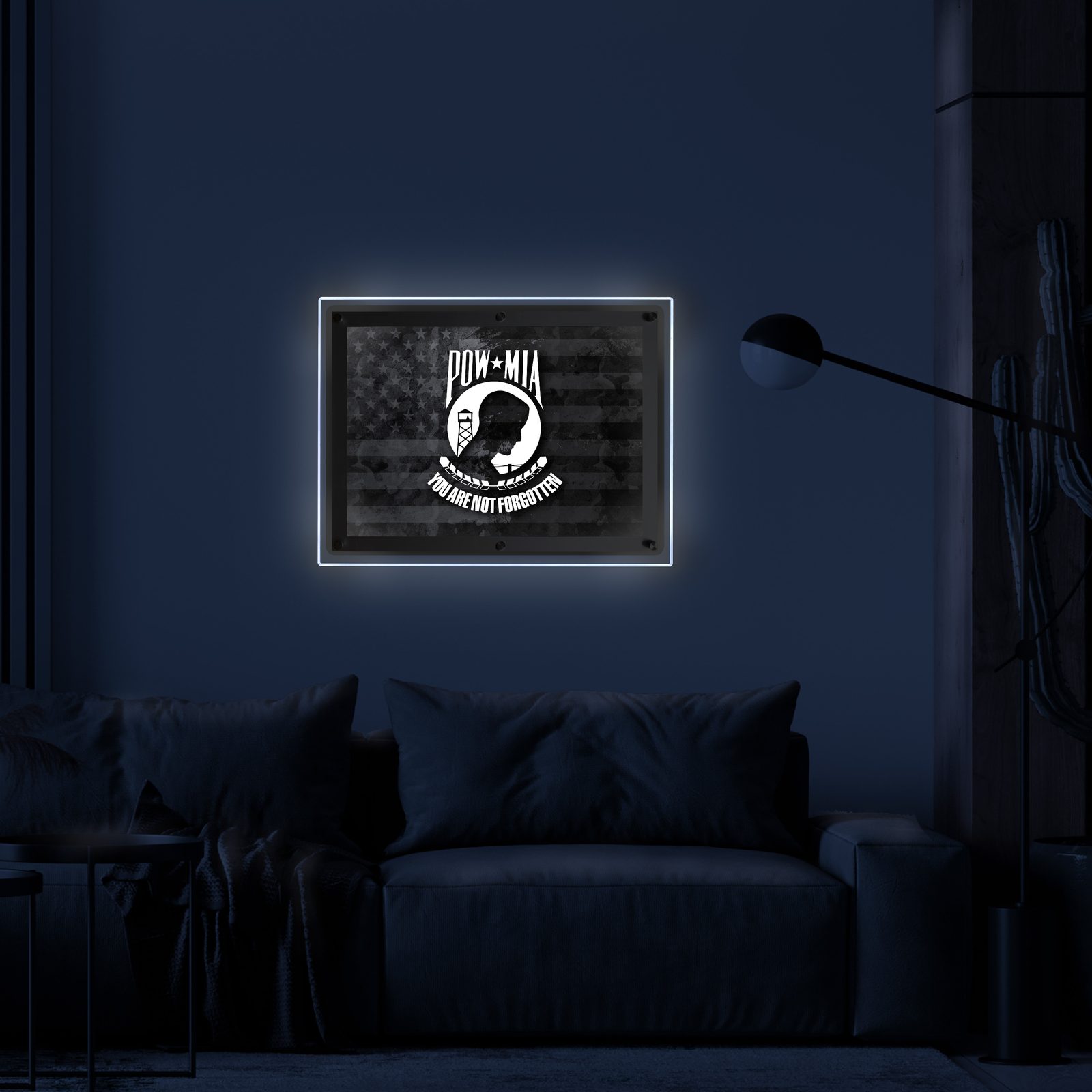 POW/MIA A3 Backlit LED Sign 3 POW/MIA A3 Backlit LED Sign - Image 3