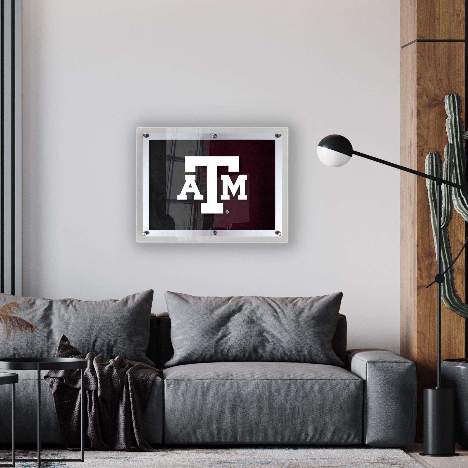 Texas A&M A3 Backlit LED Sign 2 Texas A&M A3 Backlit LED Sign - Image 2