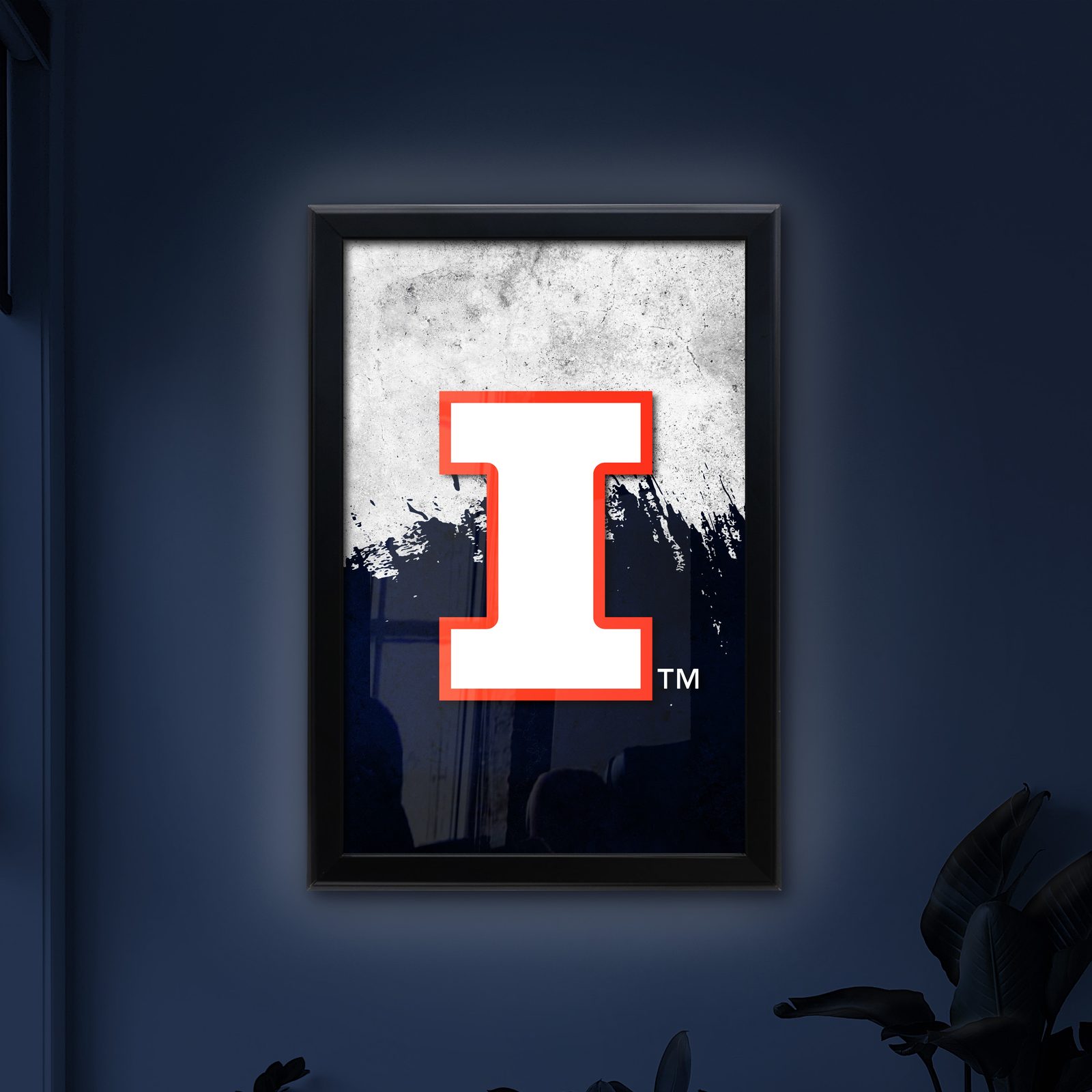 University of Illinois 16x24 Snapframe Lightbox 4 University of Illinois 16x24 Snapframe Lightbox - Image 4