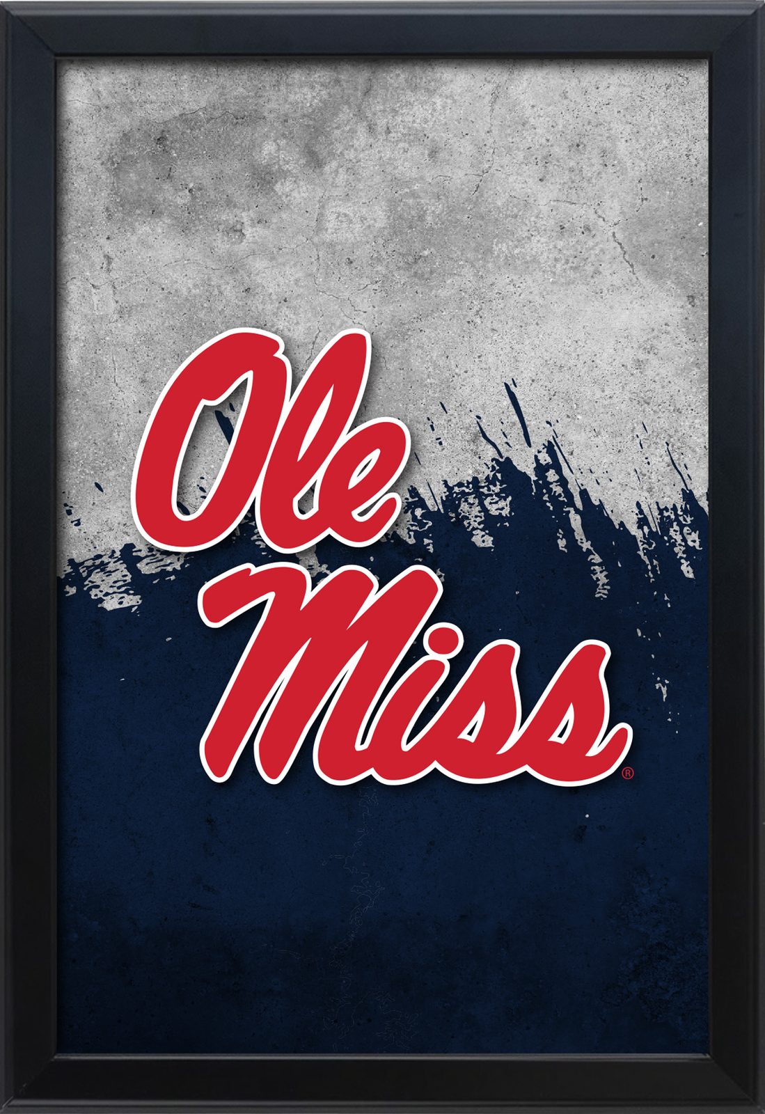 University of Mississippi 16x24 Snapframe Lightbox 1 University of Mississippi 16x24 Snapframe Lightbox