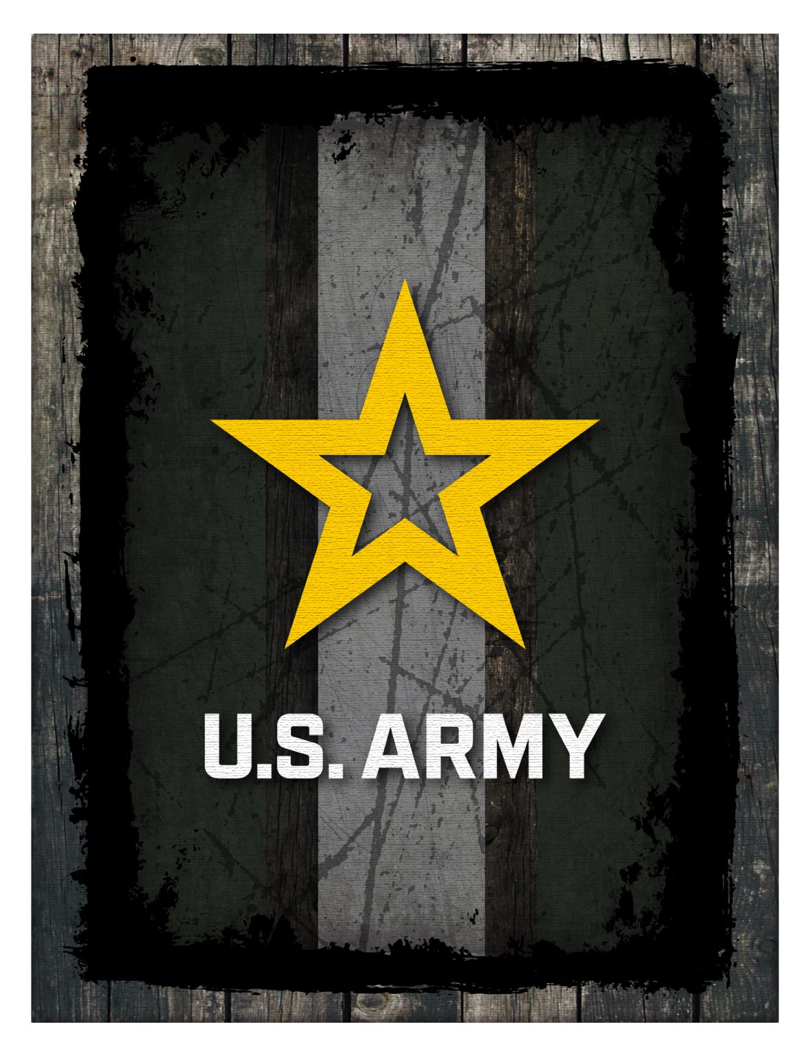 United States Army 24x32 Logo Canvas Wall Art (Alternate) 1 United States Army 24x32 Logo Canvas Wall Art (Alternate)