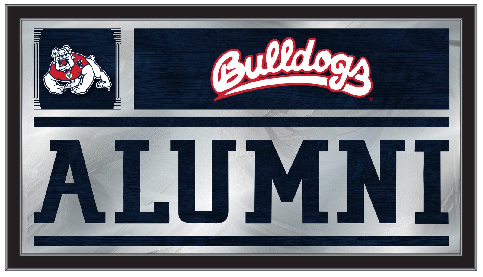 Fresno State University 26x15 Alumni Wall Mirror 1 Fresno State University 26x15 Alumni Wall Mirror
