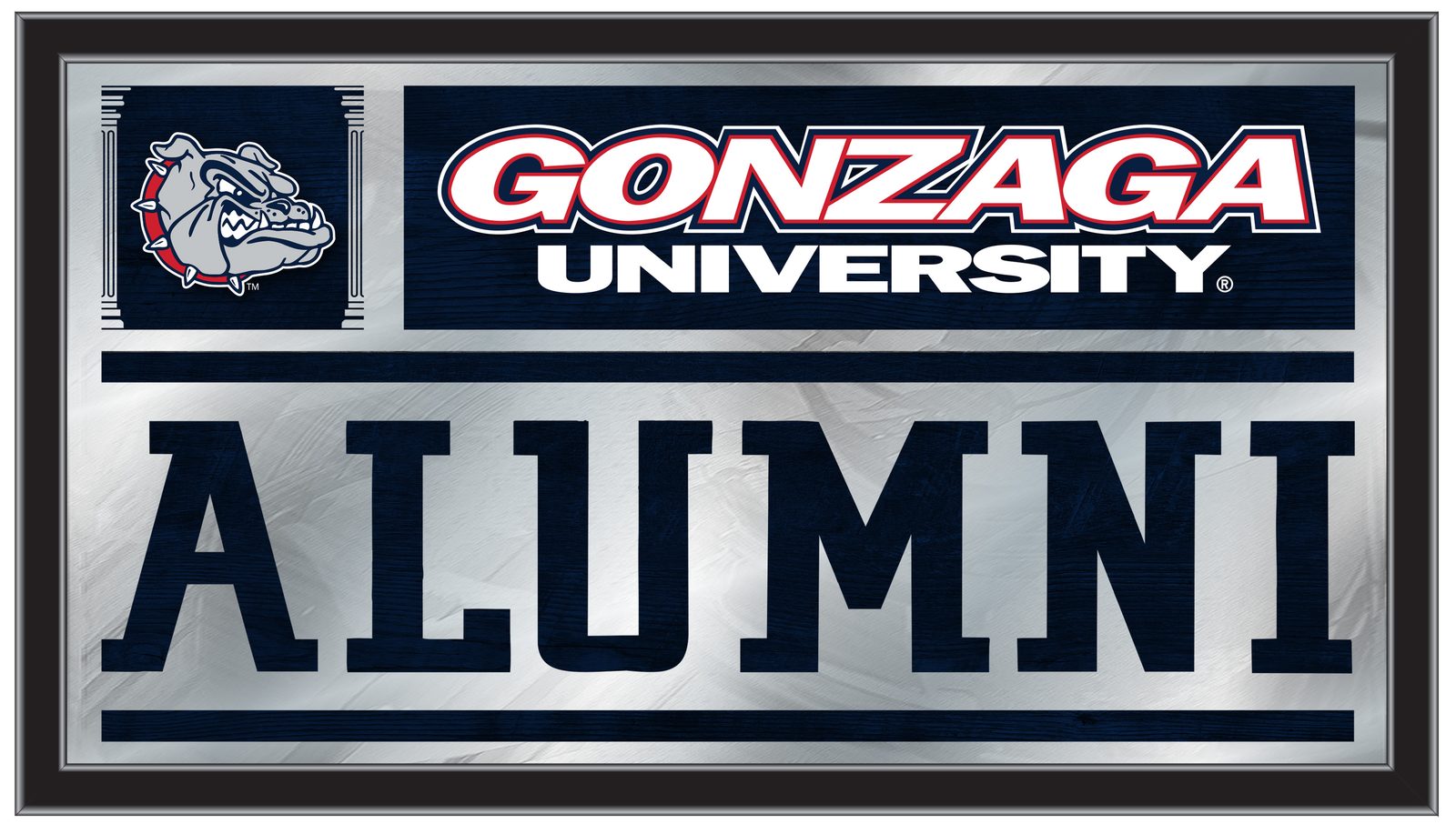 Gonzaga 26x15 Alumni Wall Mirror 1 Gonzaga 26x15 Alumni Wall Mirror