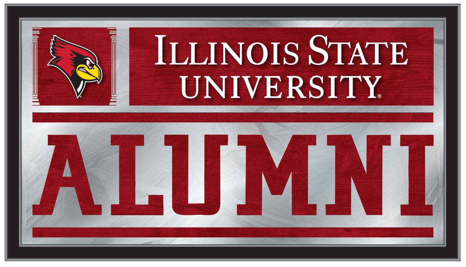 Illinois State University 26x15 Alumni Wall Mirror 1 Illinois State University 26x15 Alumni Wall Mirror