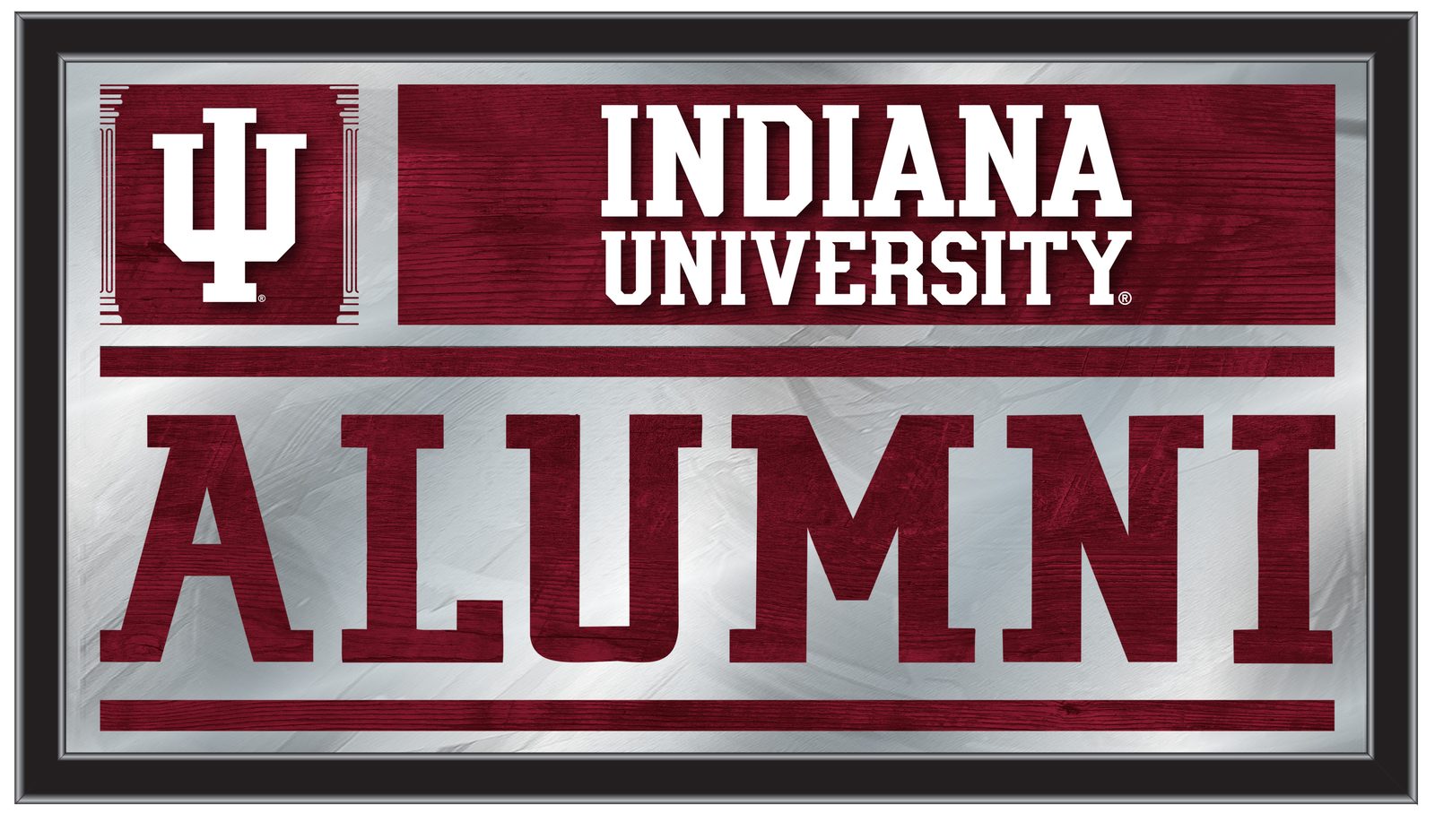 Indiana University 26x15 Alumni Wall Mirror 1 Indiana University 26x15 Alumni Wall Mirror