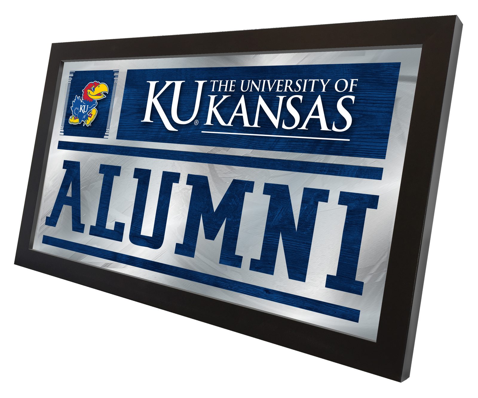 Kansas University 26x15 Alumni Wall Mirror 2 Kansas University 26x15 Alumni Wall Mirror - Image 2
