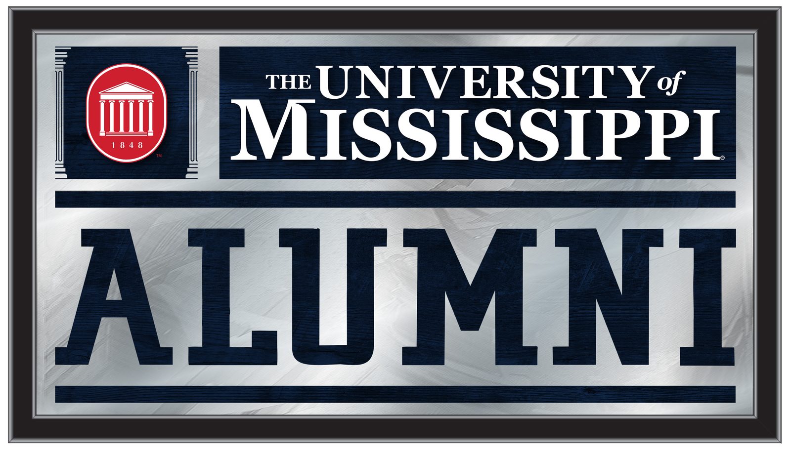 University of Mississippi 26x15 Alumni Wall Mirror 1 University of Mississippi 26x15 Alumni Wall Mirror