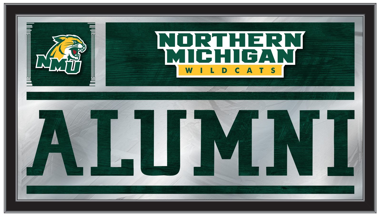 Northern Michigan University 26x15 Alumni Wall Mirror 1 Northern Michigan University 26x15 Alumni Wall Mirror