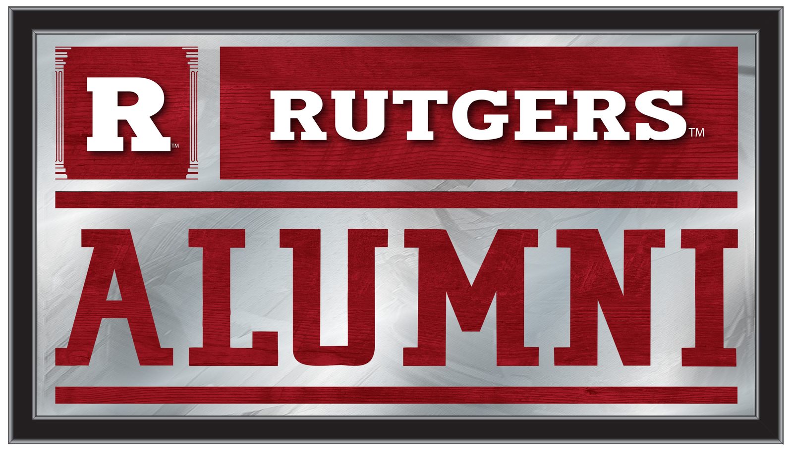 Rutgers 26x15 Alumni Wall Mirror 1 Rutgers 26x15 Alumni Wall Mirror