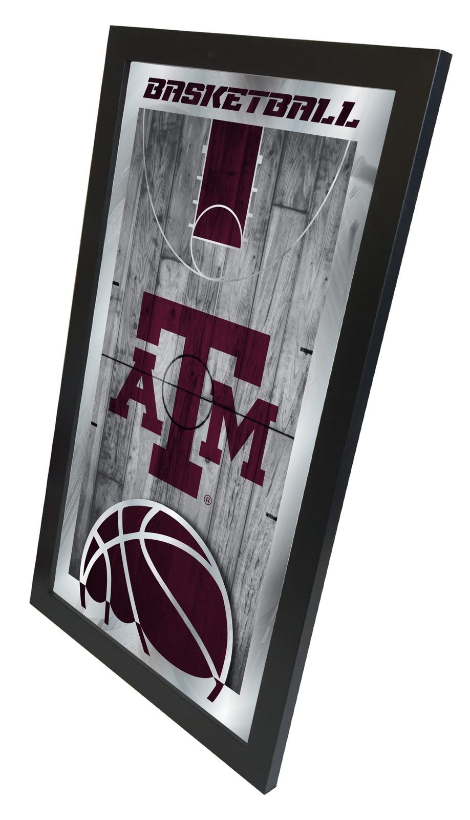 Texas A&M University 15x26 Basketball Wall Mirror 2 Texas A&M University 15x26 Basketball Wall Mirror - Image 2