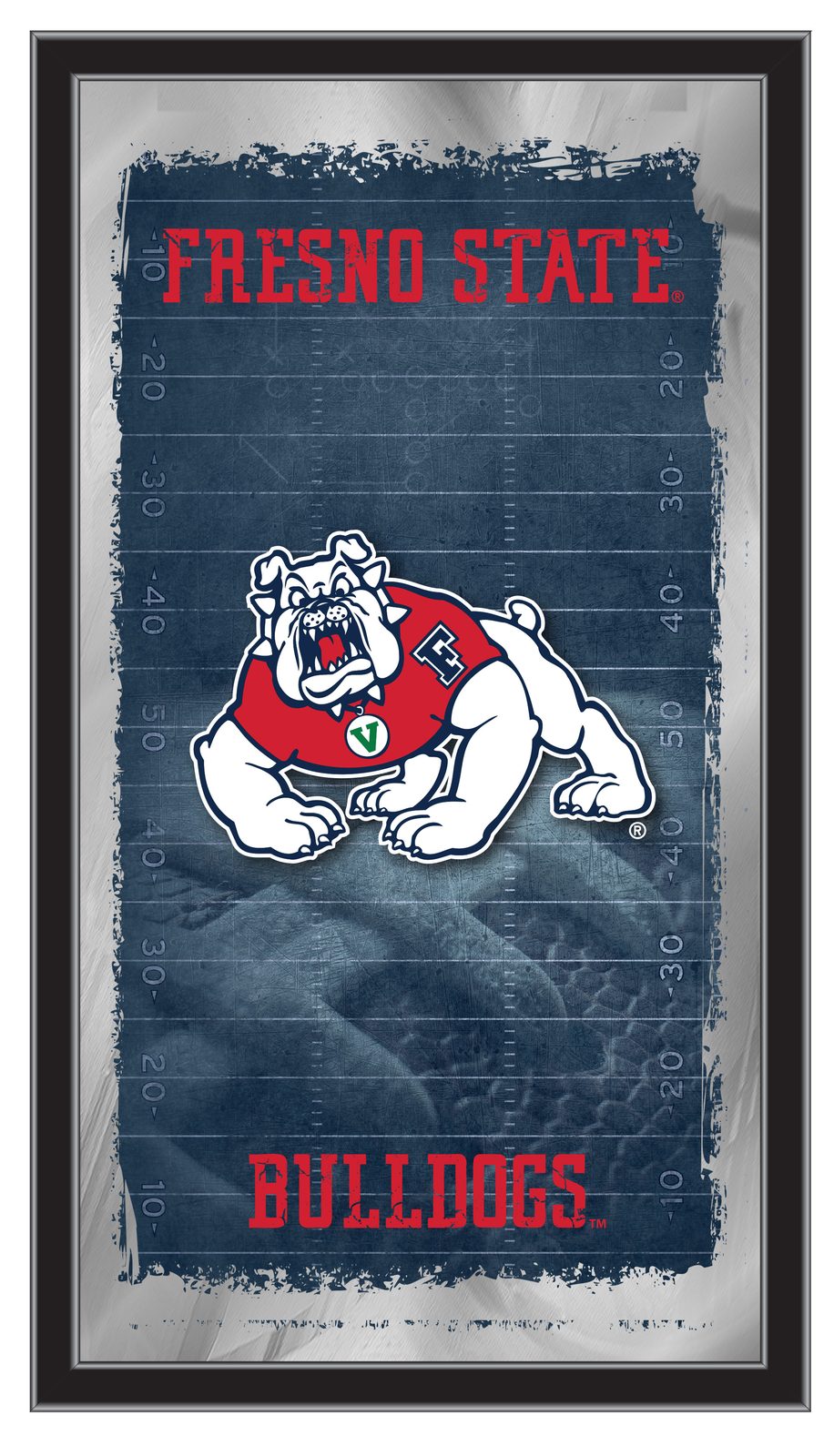 Fresno State University 15x26 Football Wall Mirror 1 Fresno State University 15x26 Football Wall Mirror