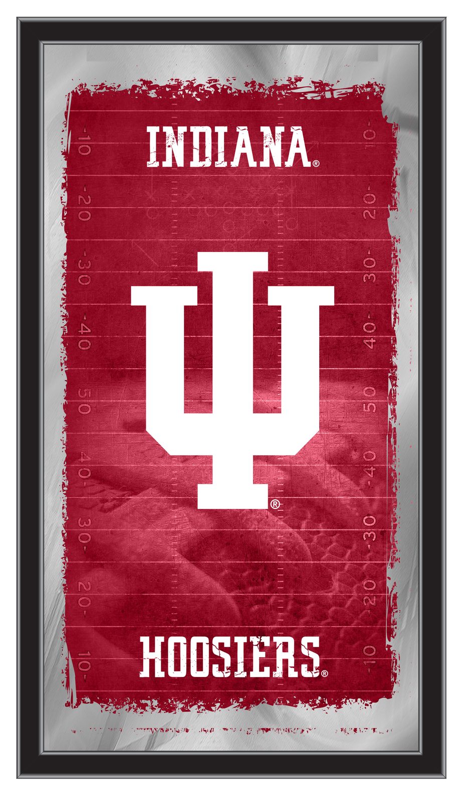 Indiana University 15x26 Football Wall Mirror 1 Indiana University 15x26 Football Wall Mirror