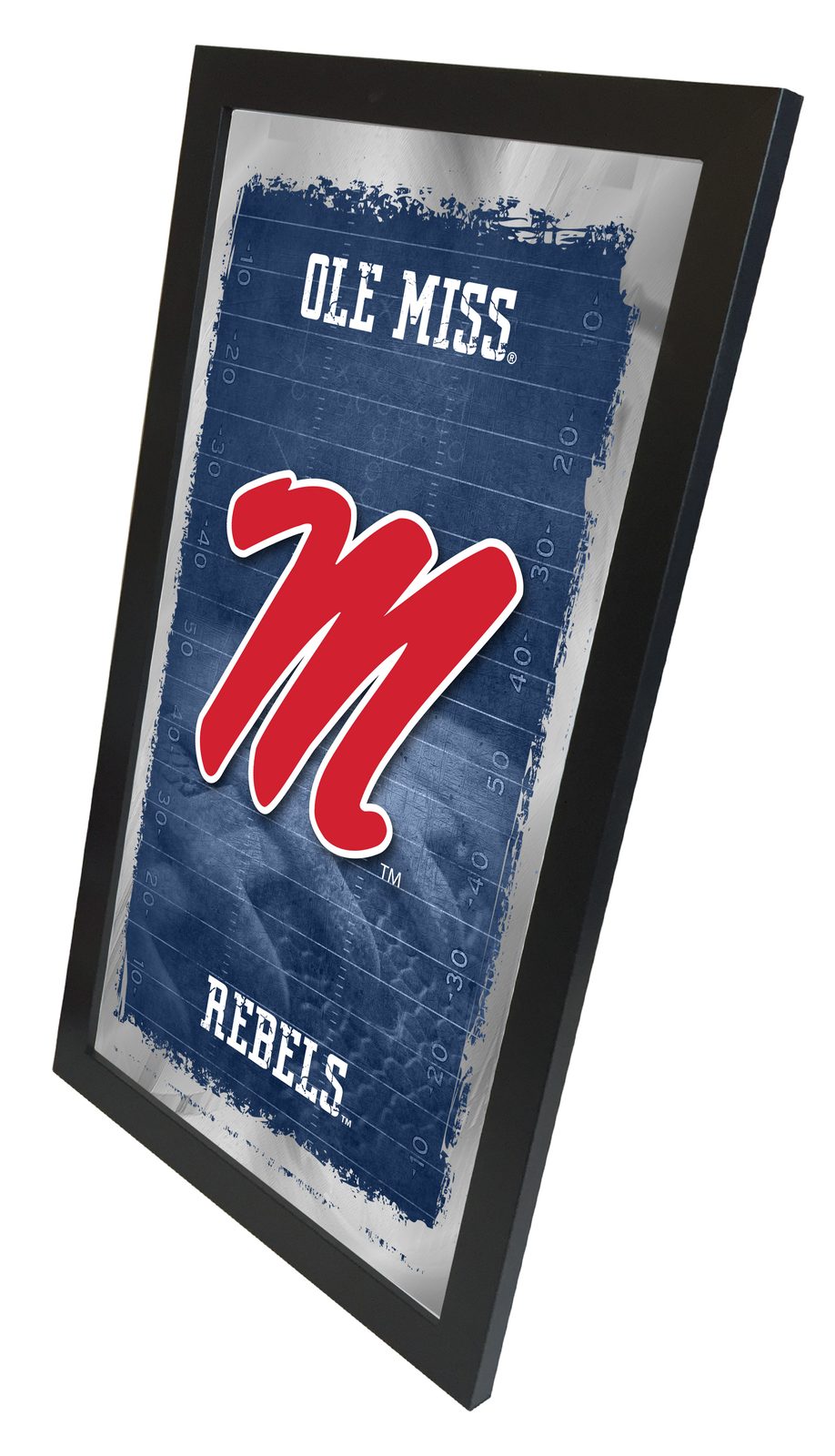 University of Mississippi 15x26 Football Wall Mirror 2 University of Mississippi 15x26 Football Wall Mirror - Image 2