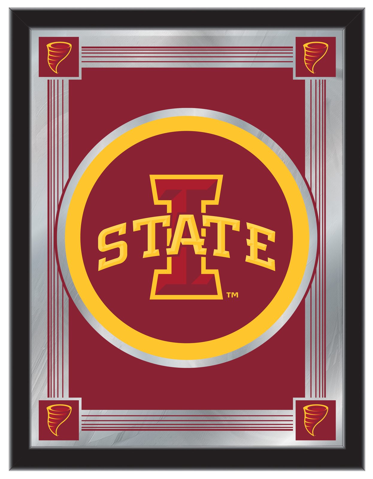 Iowa State University 17x22 Logo Wall Mirror 1 Iowa State University 17x22 Logo Wall Mirror