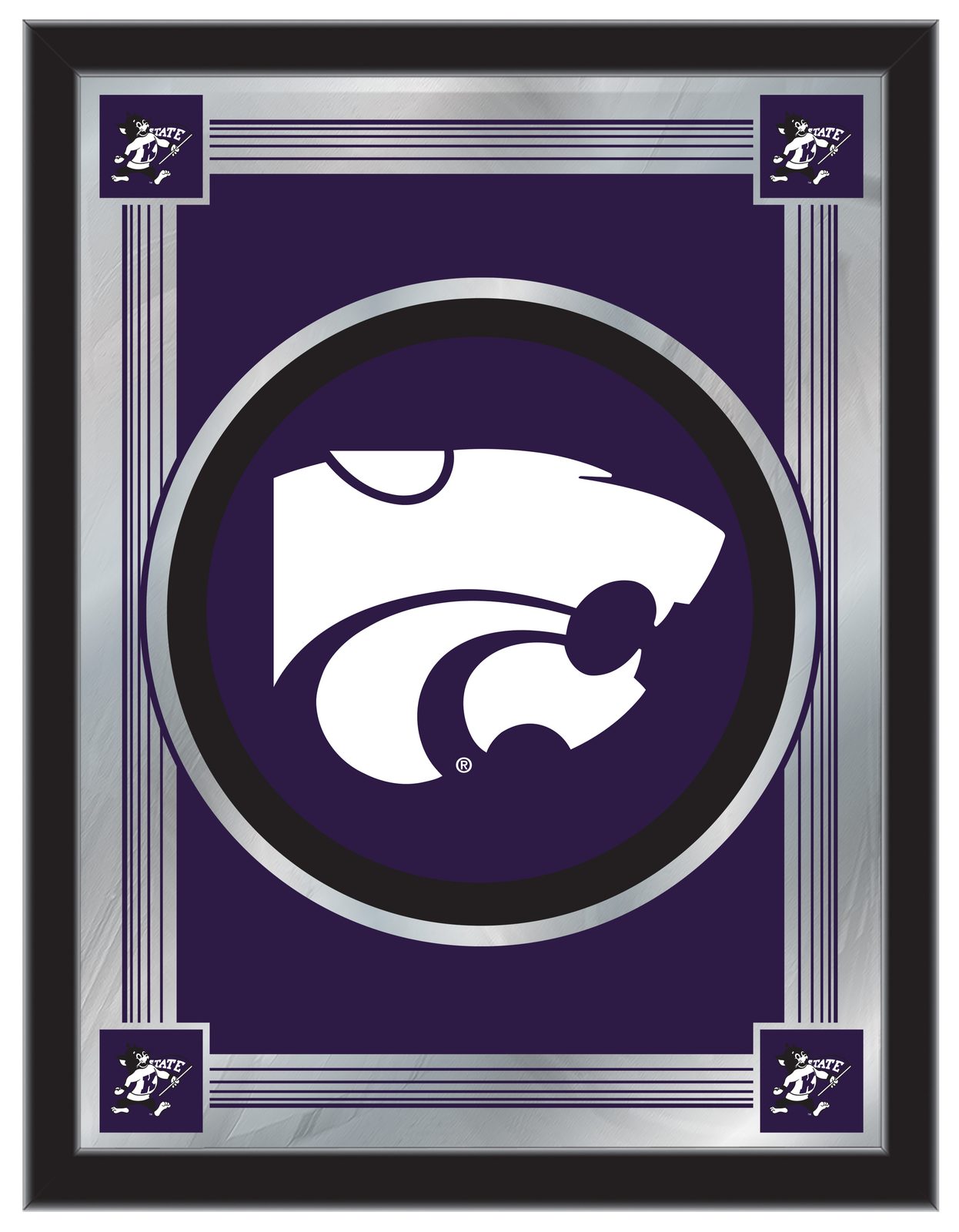 Kansas State University 17x22 Logo Wall Mirror 1 Kansas State University 17x22 Logo Wall Mirror
