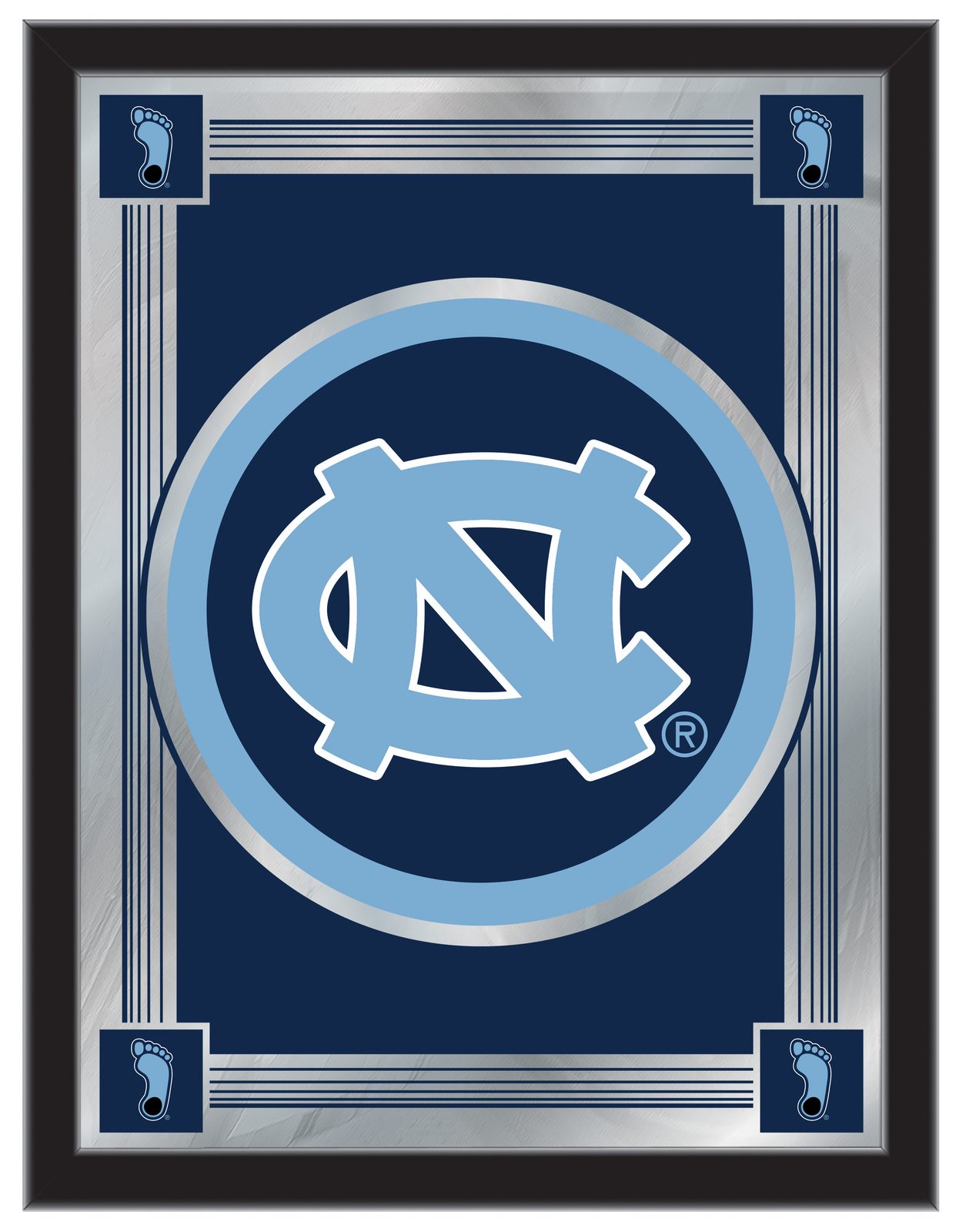 University of North Carolina 17x22 Logo Wall Mirror 1 University of North Carolina 17x22 Logo Wall Mirror