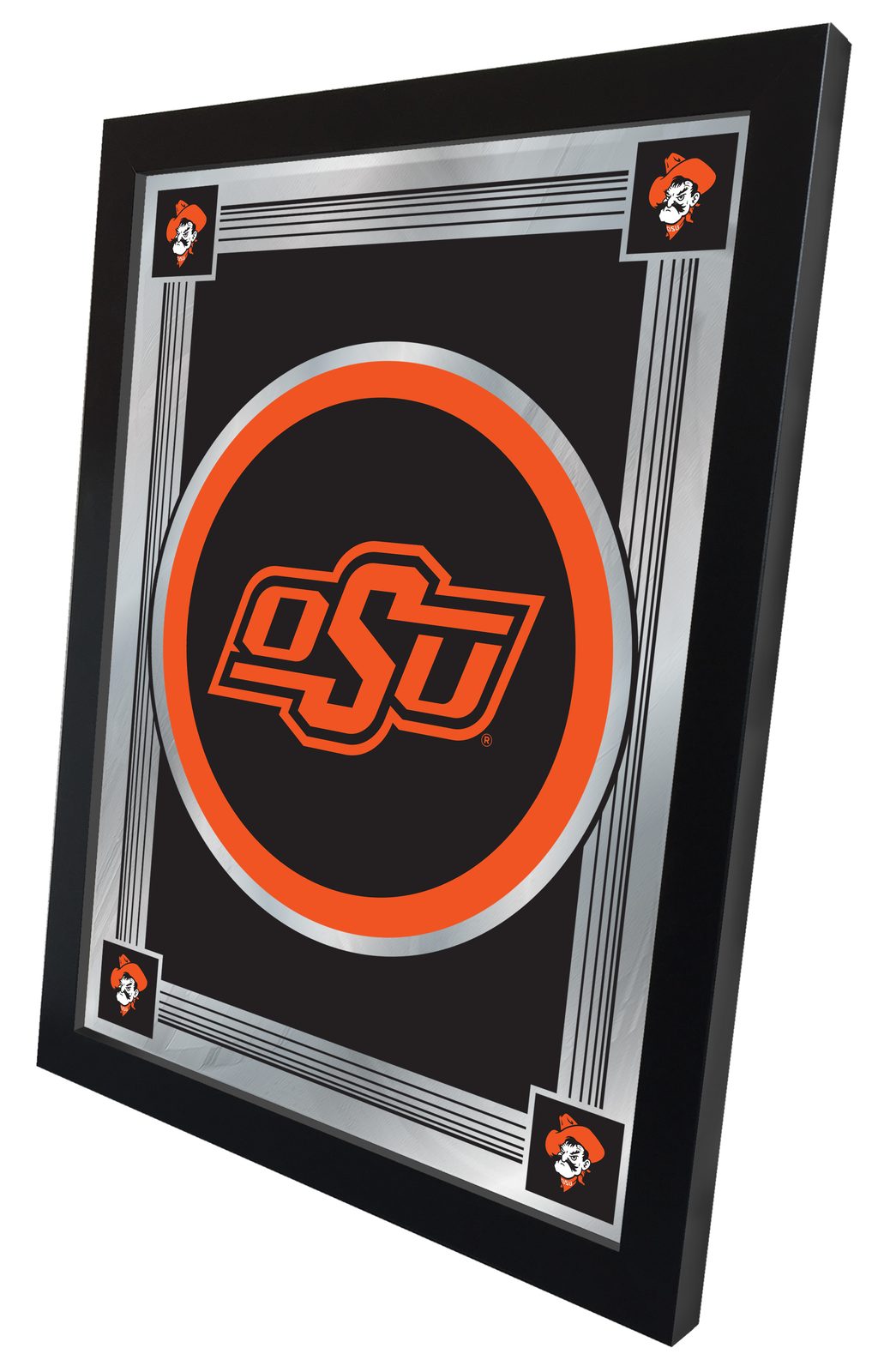 Oklahoma State University 17x22 Logo Wall Mirror 2 Oklahoma State University 17x22 Logo Wall Mirror - Image 2
